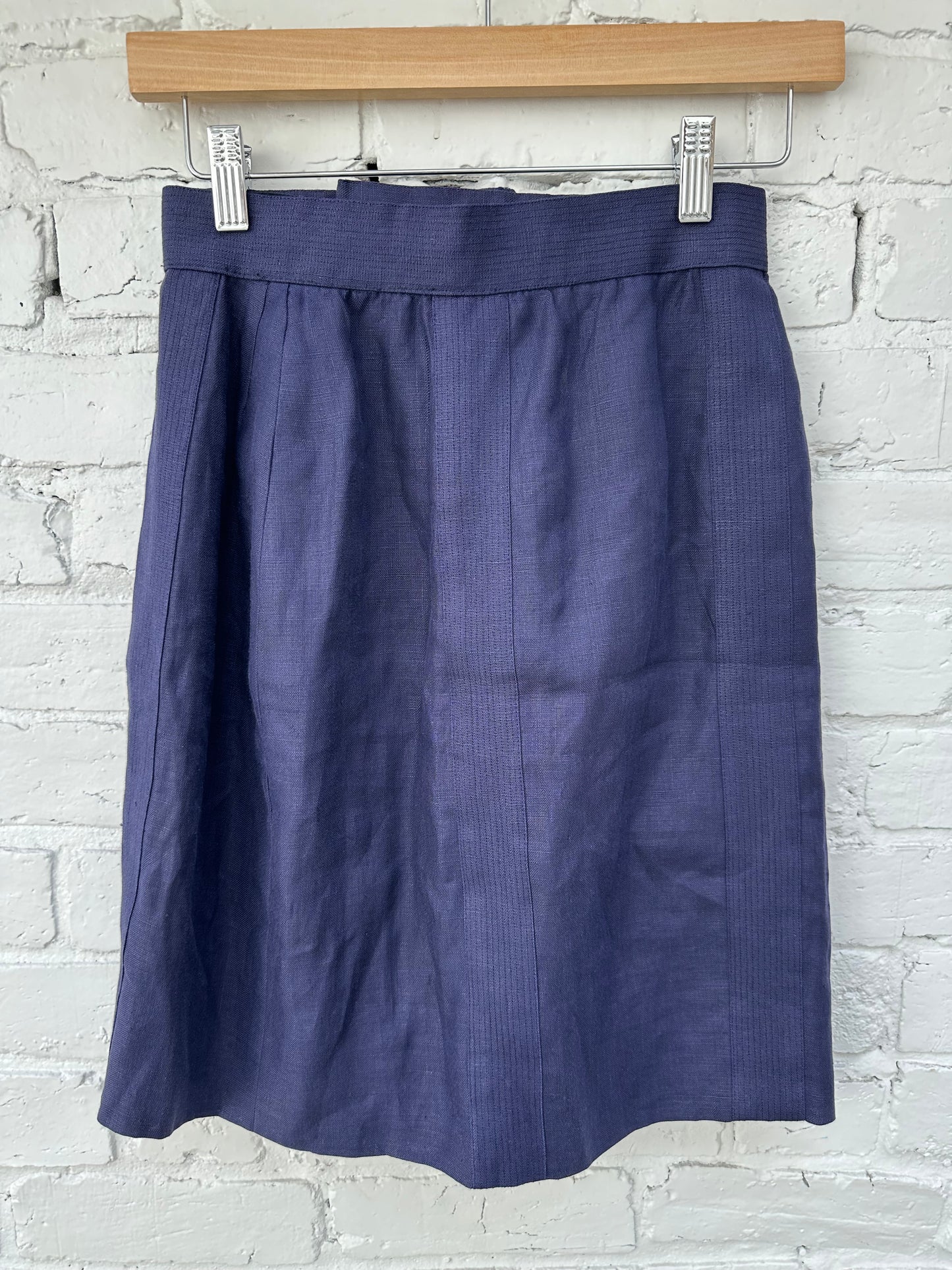 Chanel Navy Pencil Skirt, XS