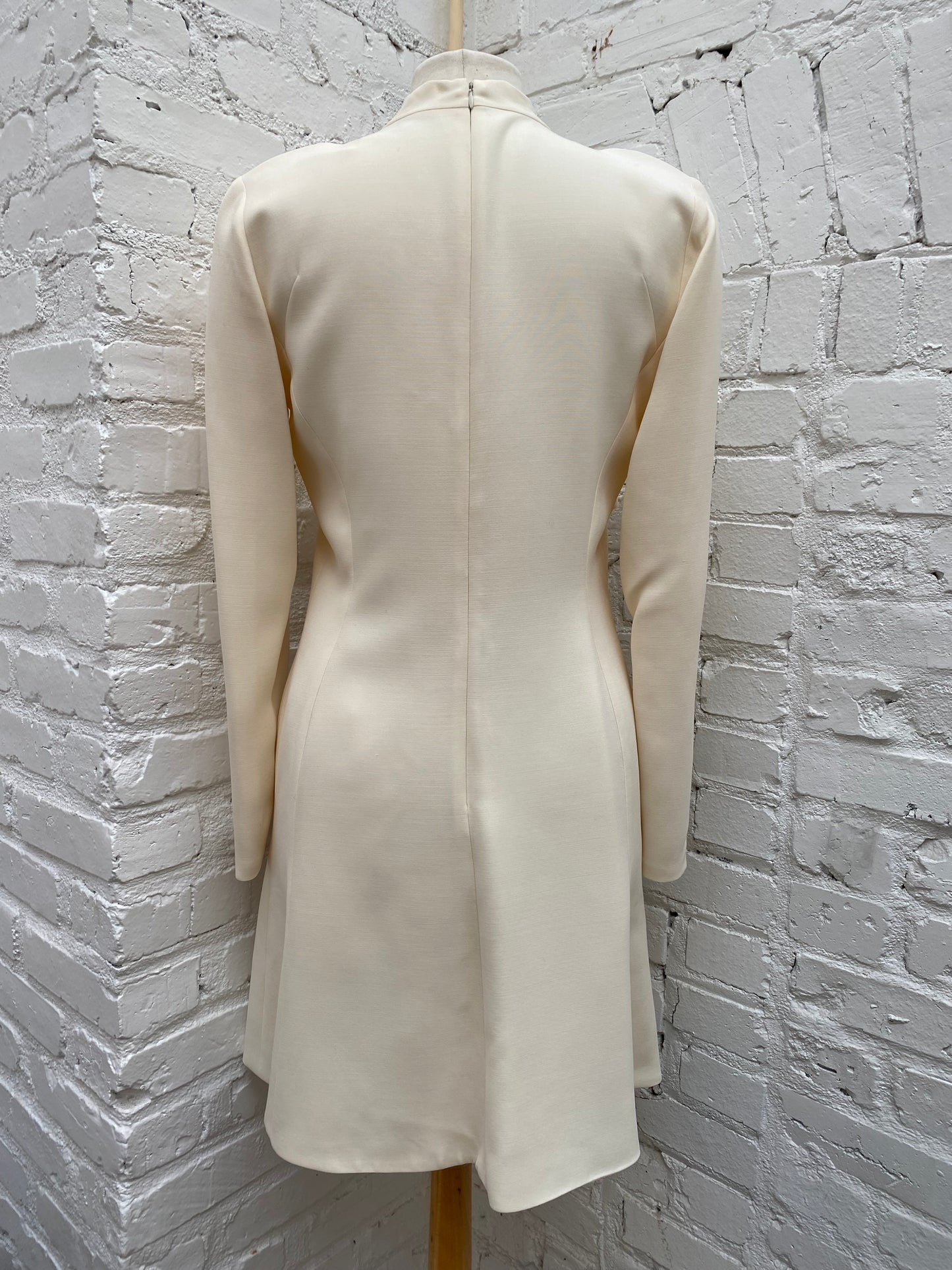 Dior Cream Embellished Shift Dress, 42