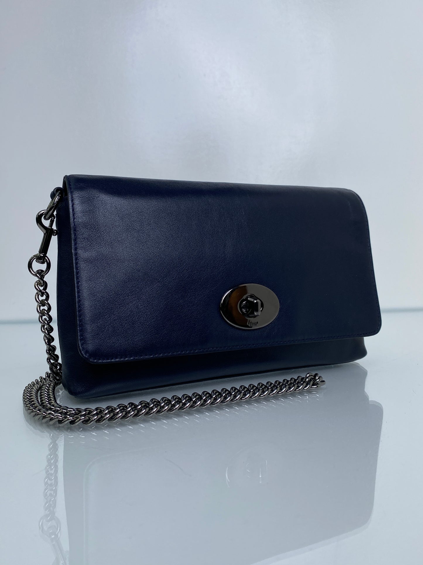 Coach Black Leather Crossbody Bag