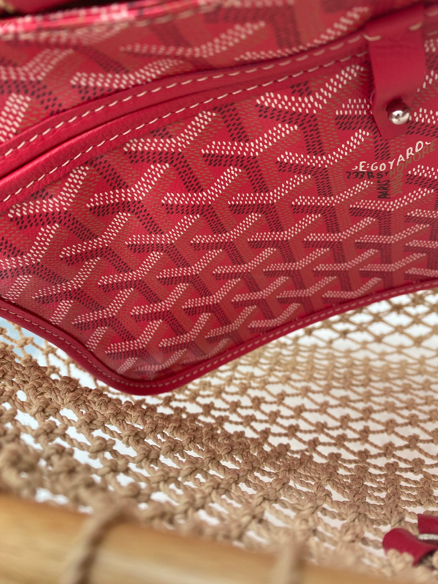 Goyard Fuschia Aligre Bag