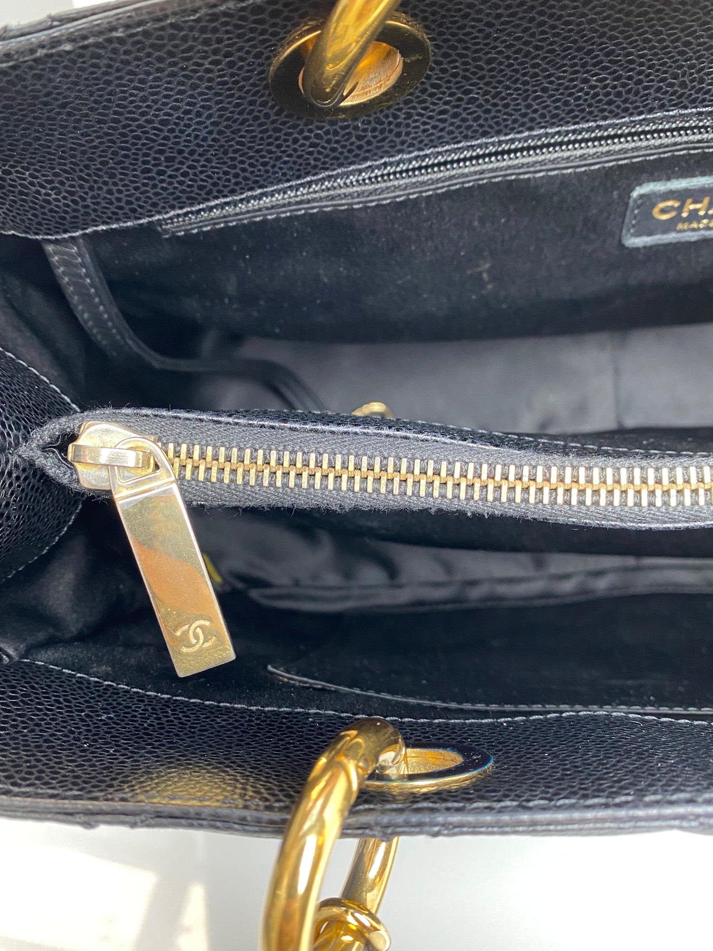 Chanel GST Black Caviar GHW #19