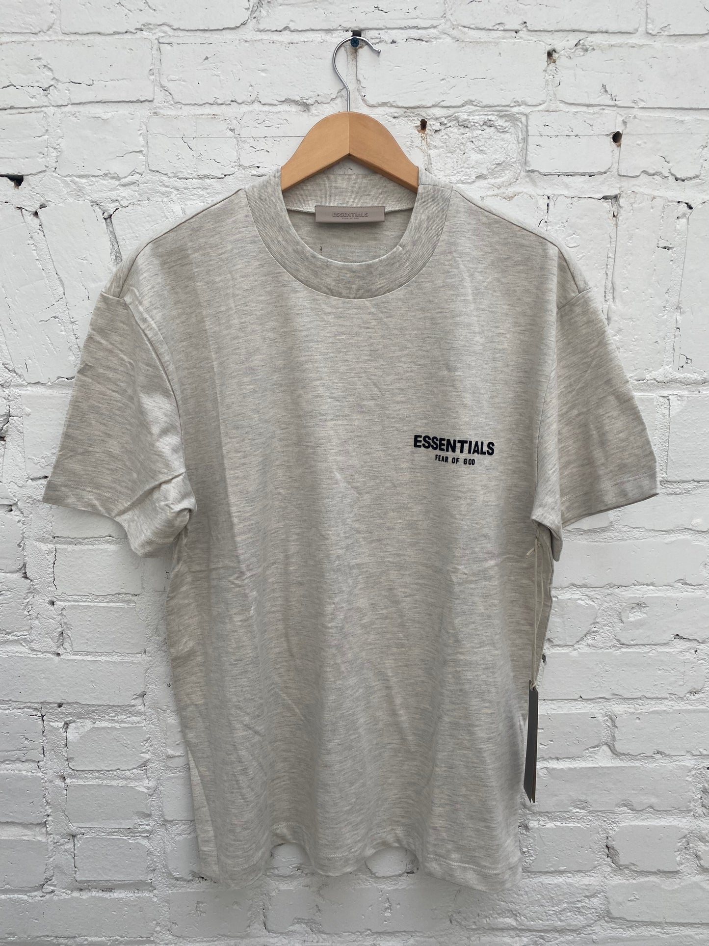 Essentials Light Oatmeal T-Shirt, XS