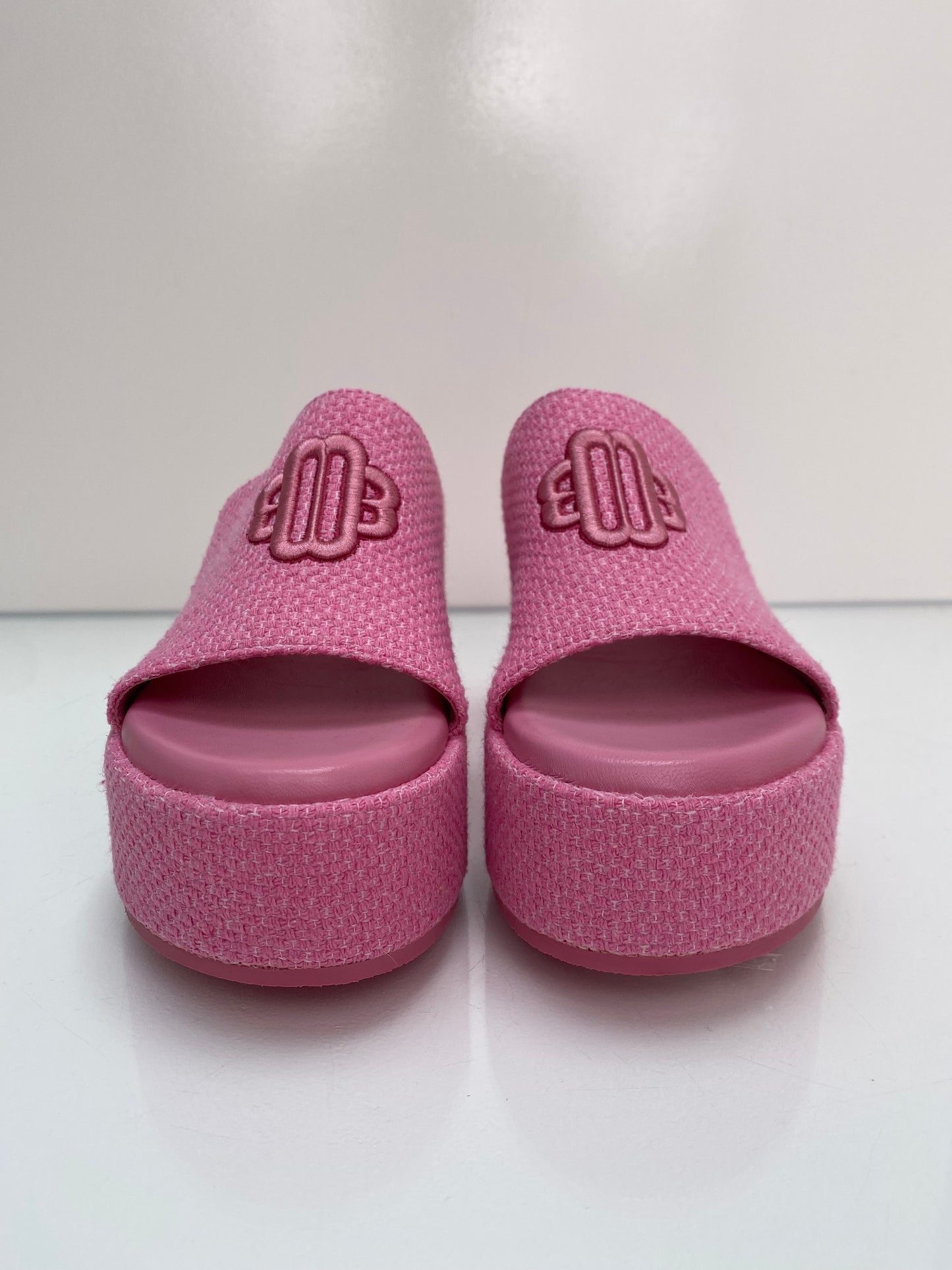 Maje Pink Platform Sandals, 40