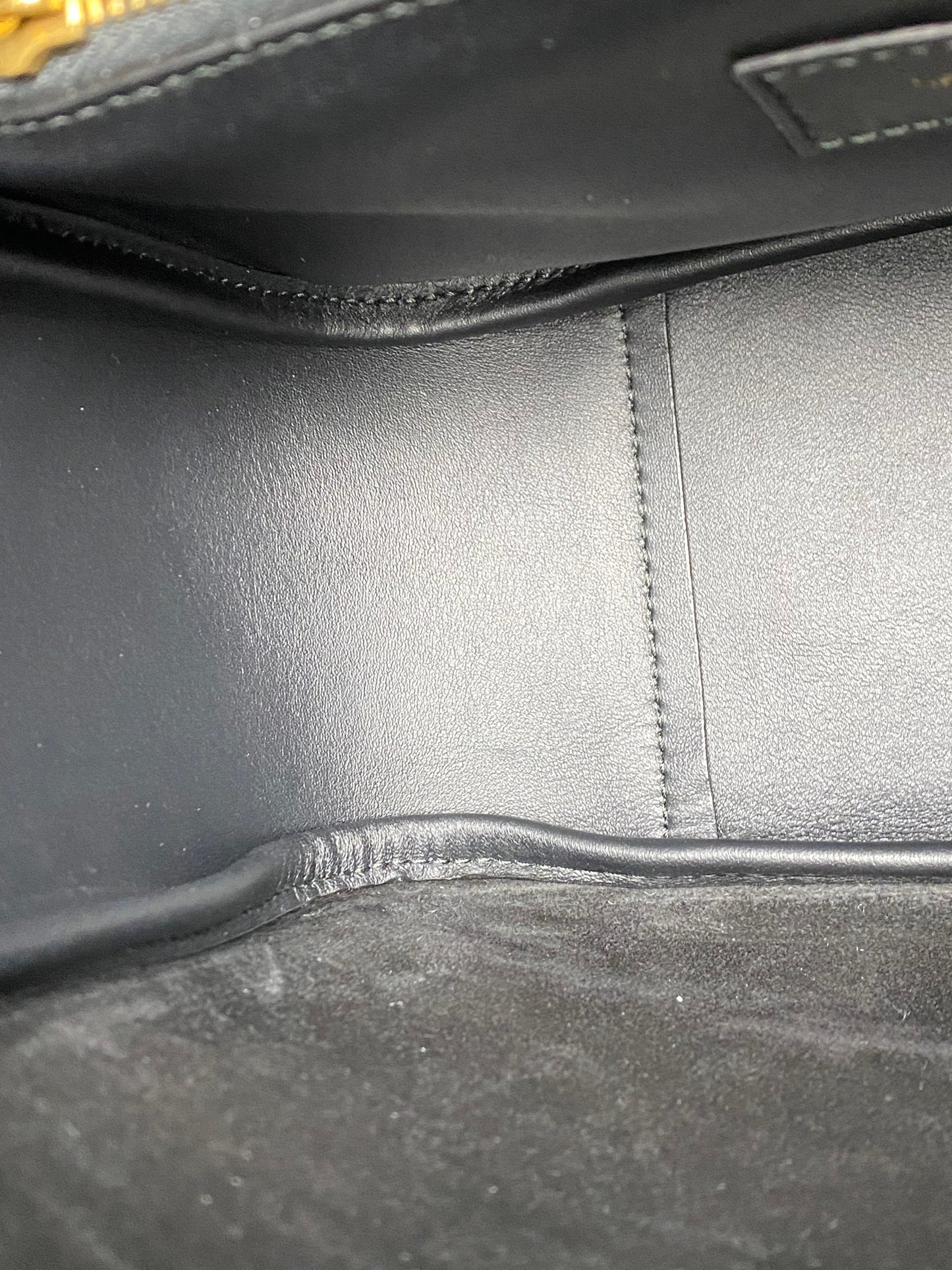 Saint Laurent Black Leather 5 Á 7 Small Bag GHW