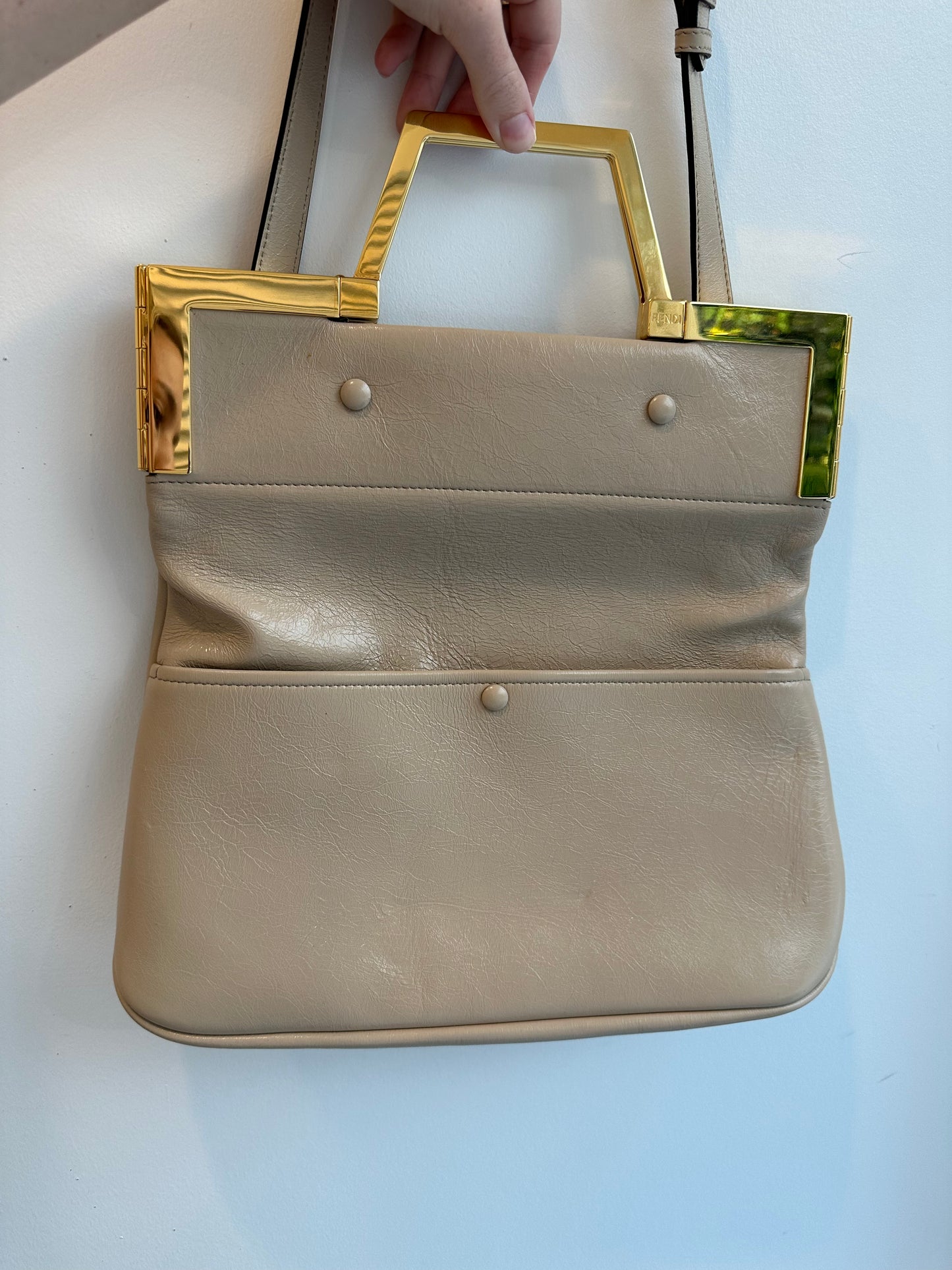 Fendi Fold Over Clutch/Crossbody