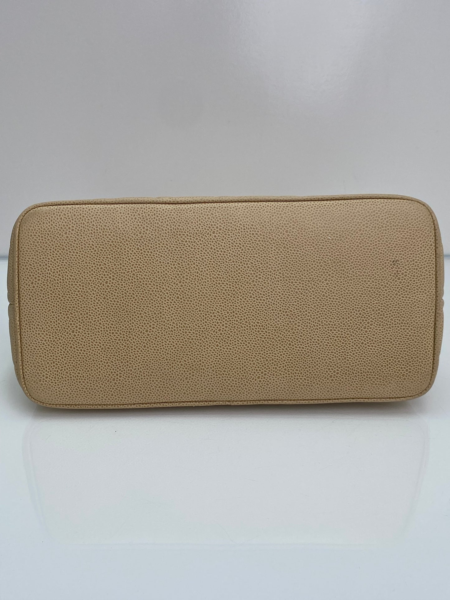 Chanel Beige Medallion CC Caviar Tote Bag GHW #07