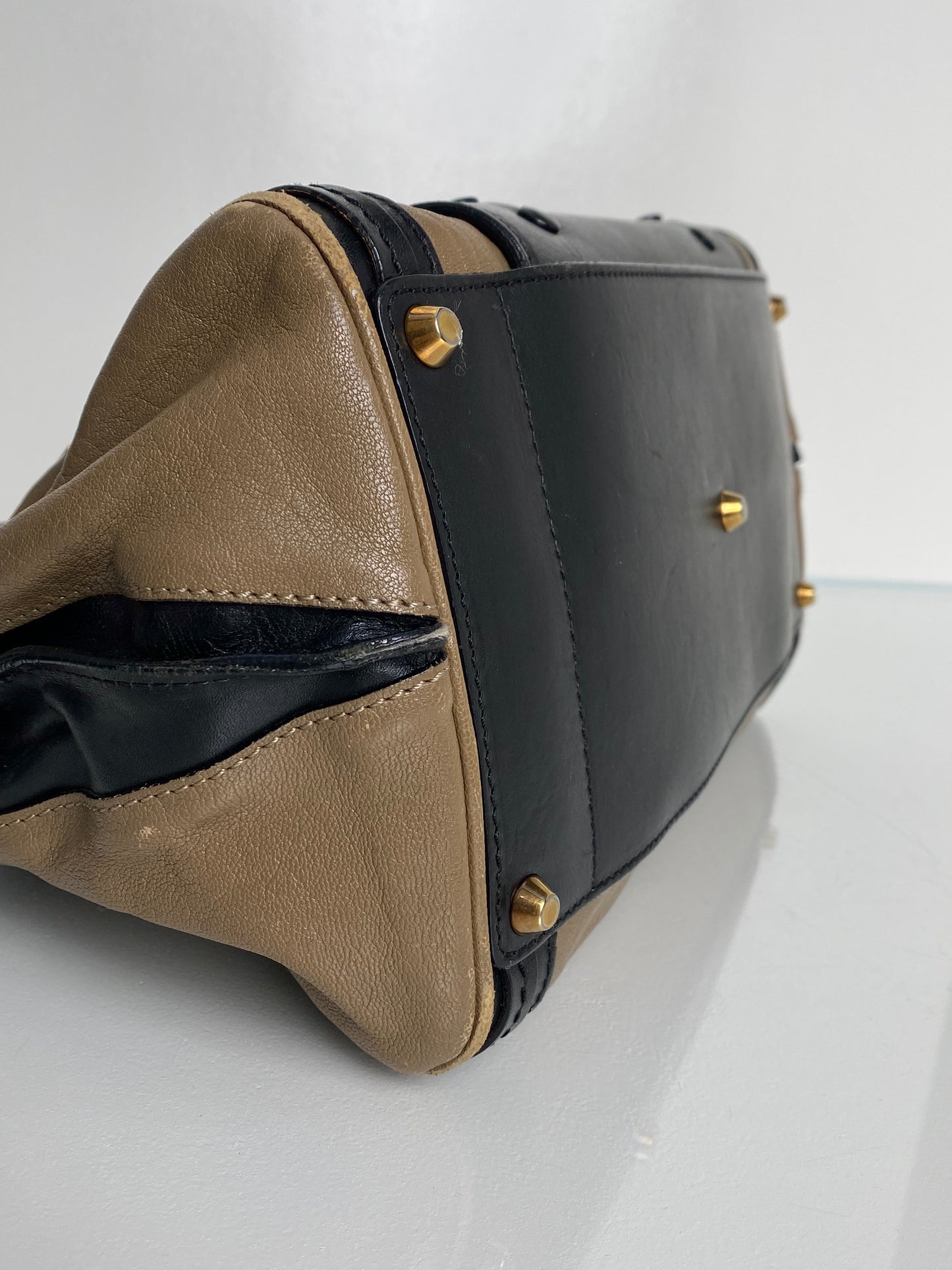 Chloe Black & Brown Alice Bag GHW