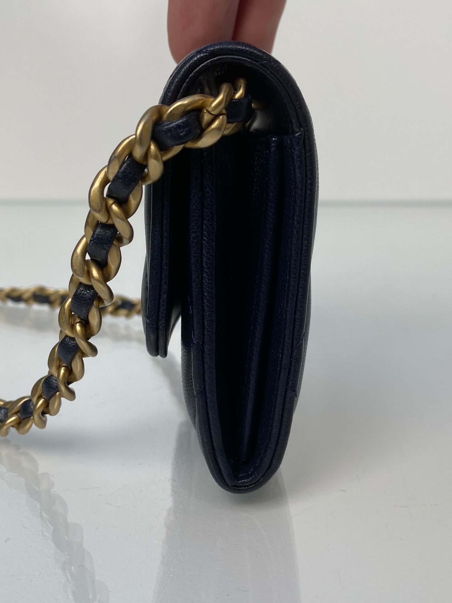 Chanel 19 Navy Mini Crossbody Bag