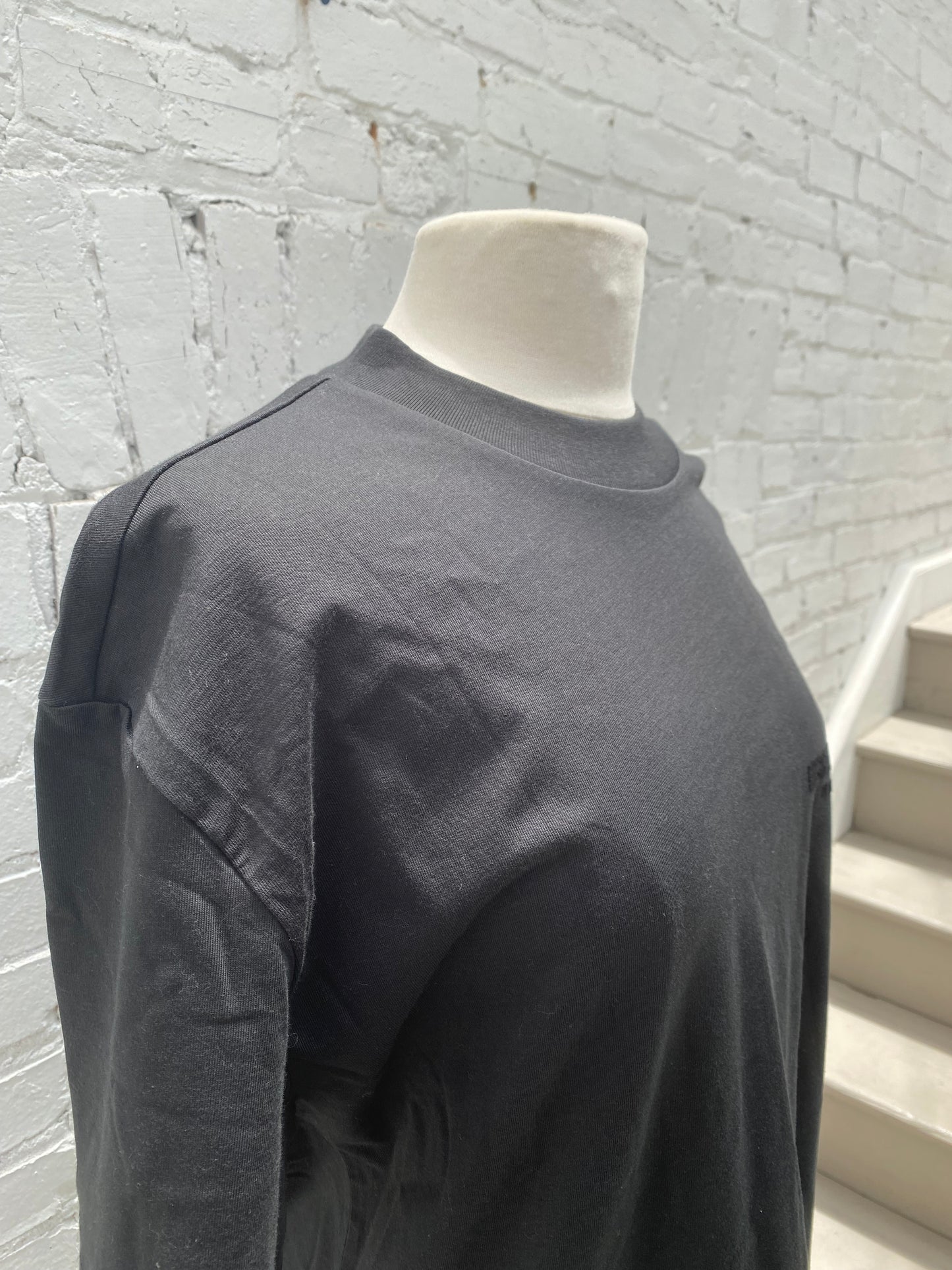 Essentials Black T Shirt, XS