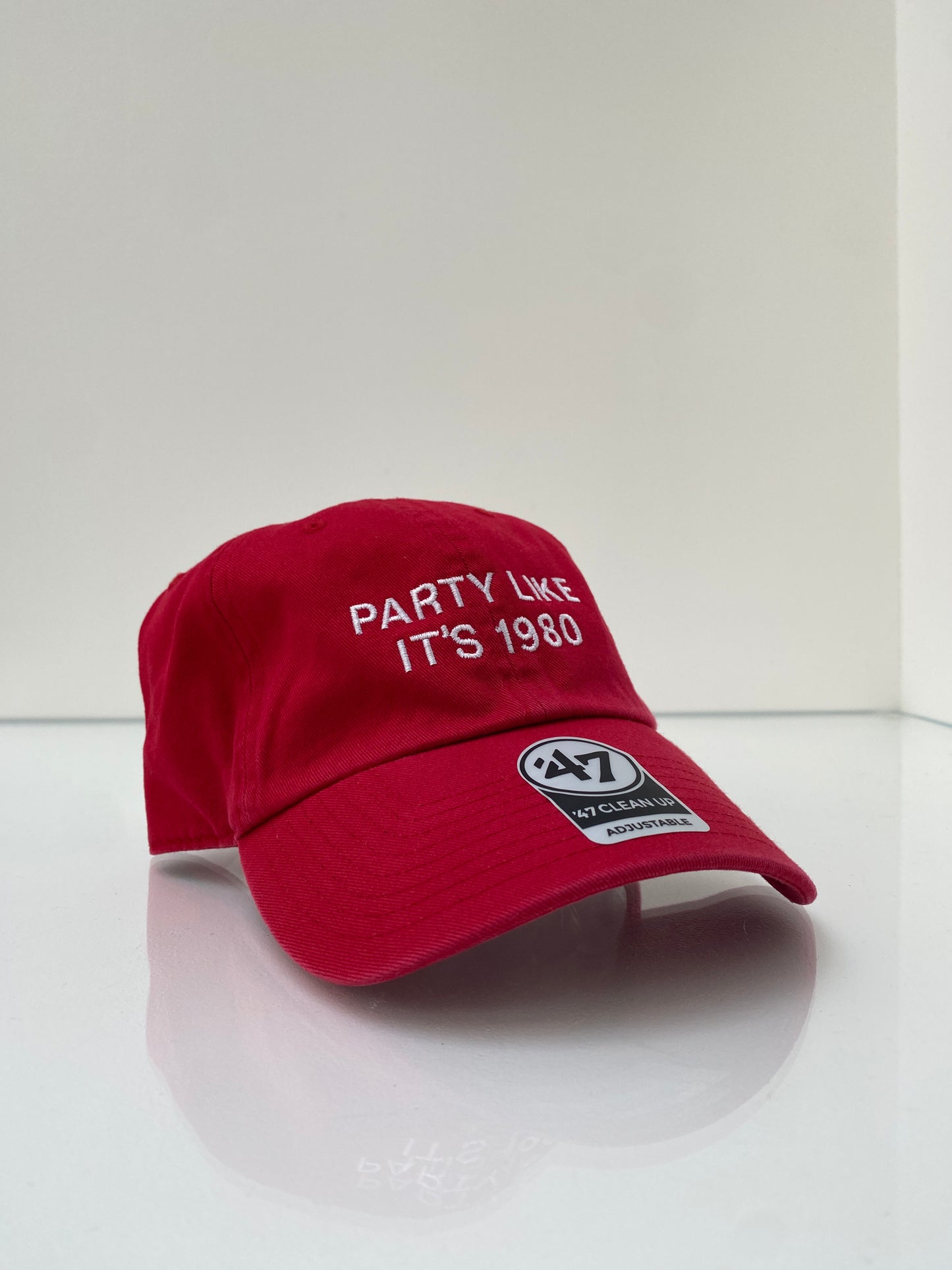 Party Like It’s 1980 Red Baseball Hat