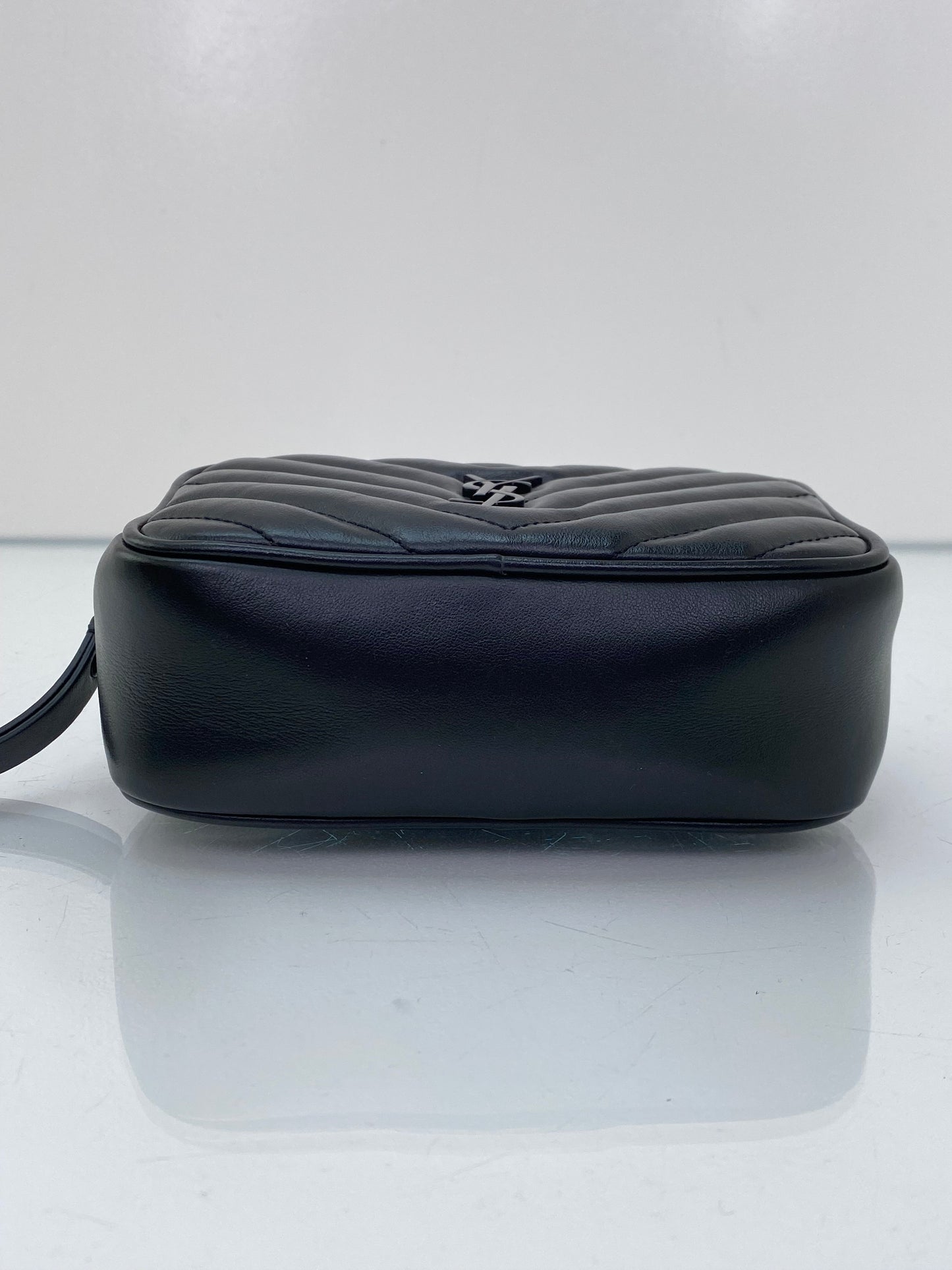 Saint Laurent Black Lou Lou Matelasse Belt Bag BHW (No Belt, Bag & Tassel Only)