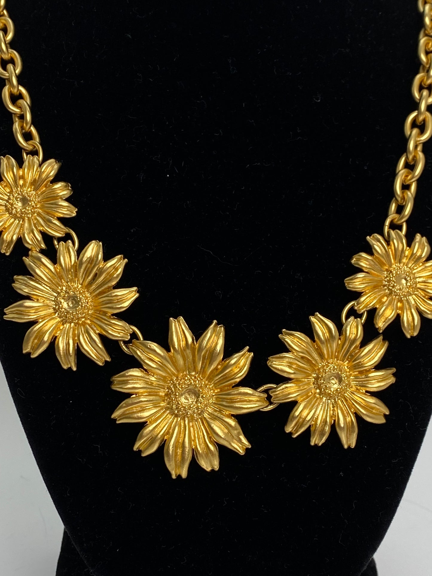 Kenzo Gold Flower Necklace