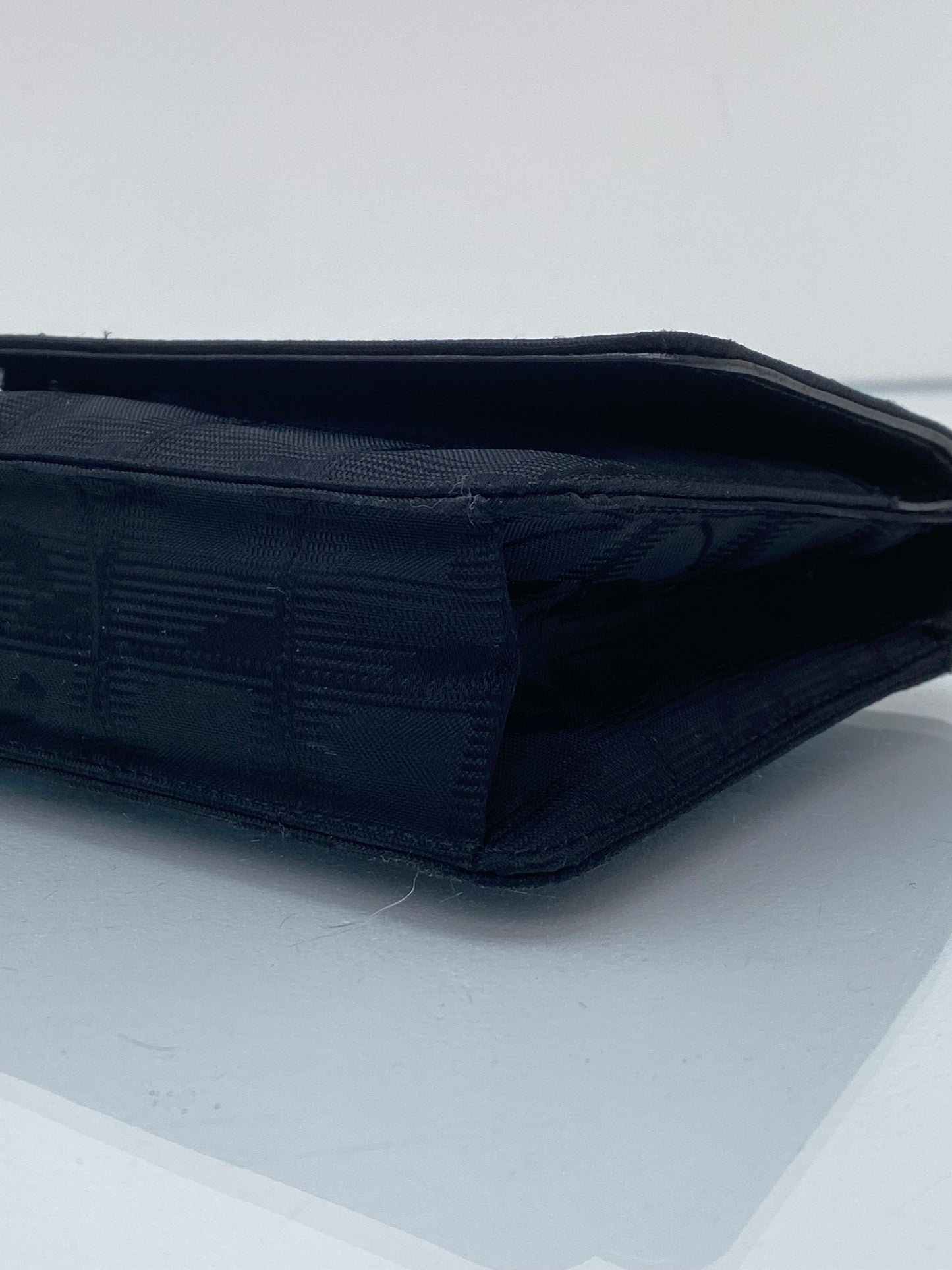 Chanel Black Travel Ligne WOC Bag BHW