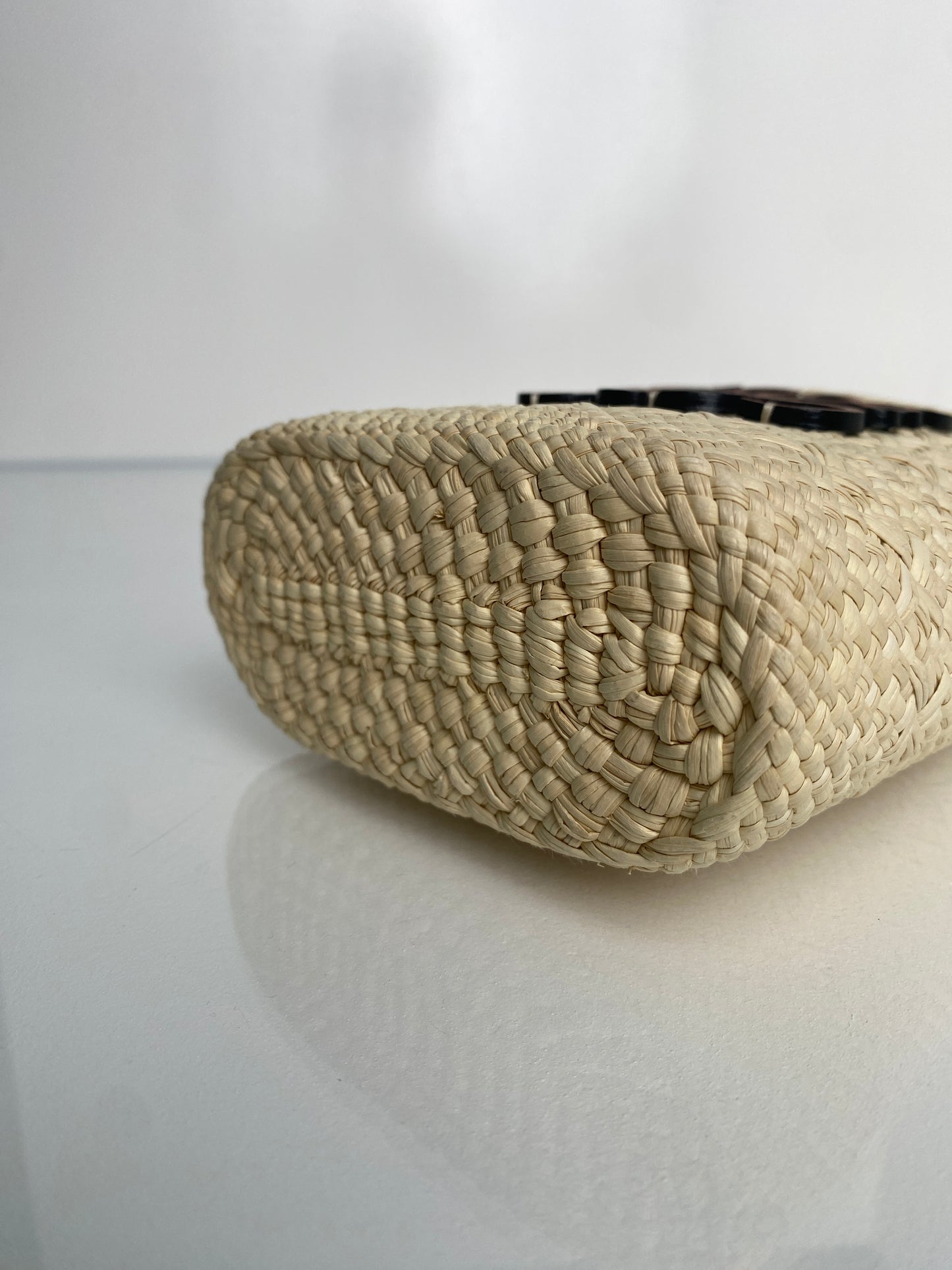 Loewe Square Pocket Raffia Crossbody Bag