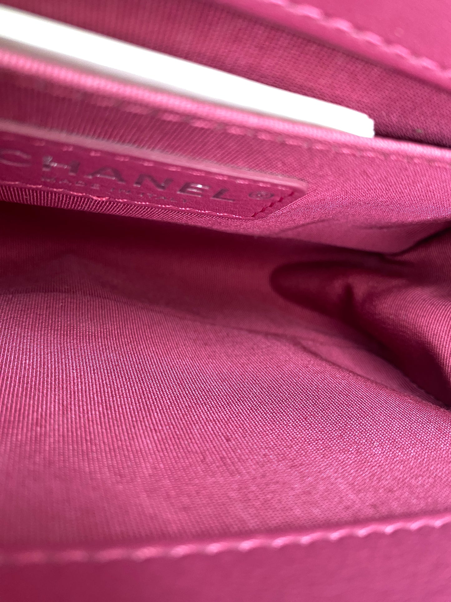 Chanel Raspberry Purple Small Boy Bag RHW