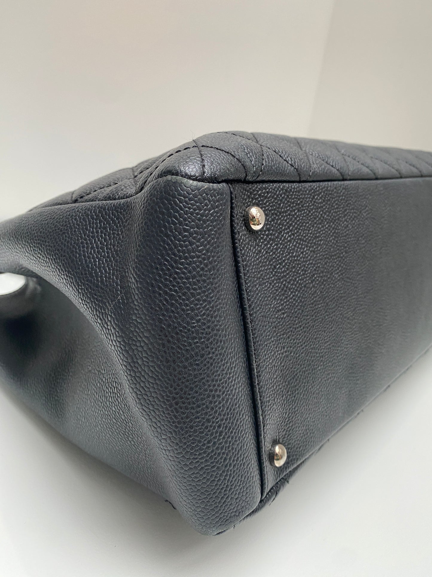 Chanel GST XL Black Caviar SHW #16