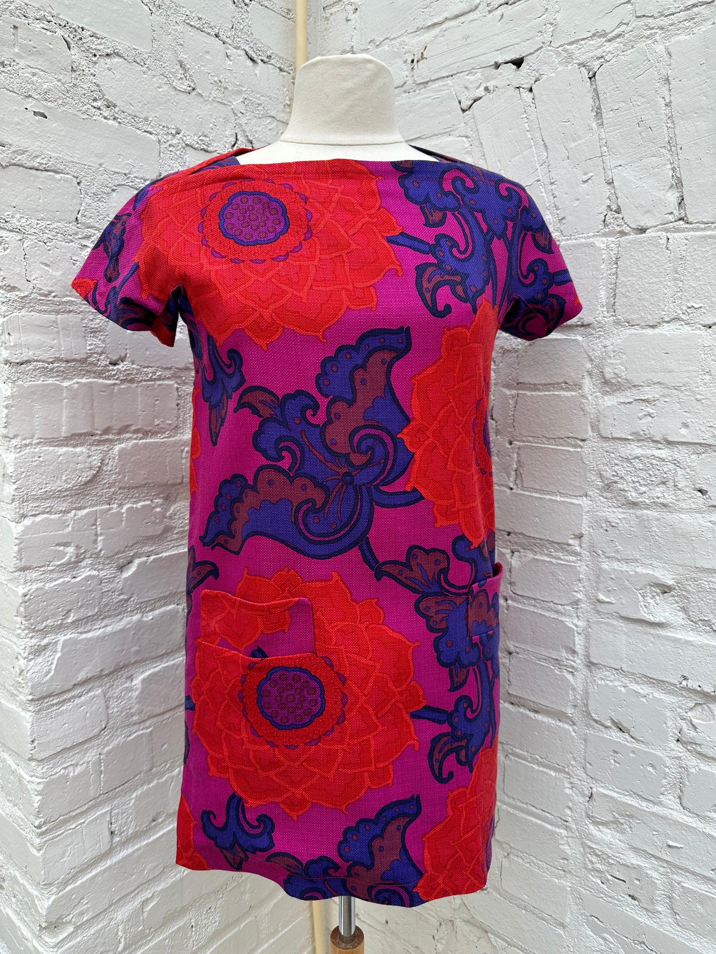 BIBA Multicolor Floral Dress, 40