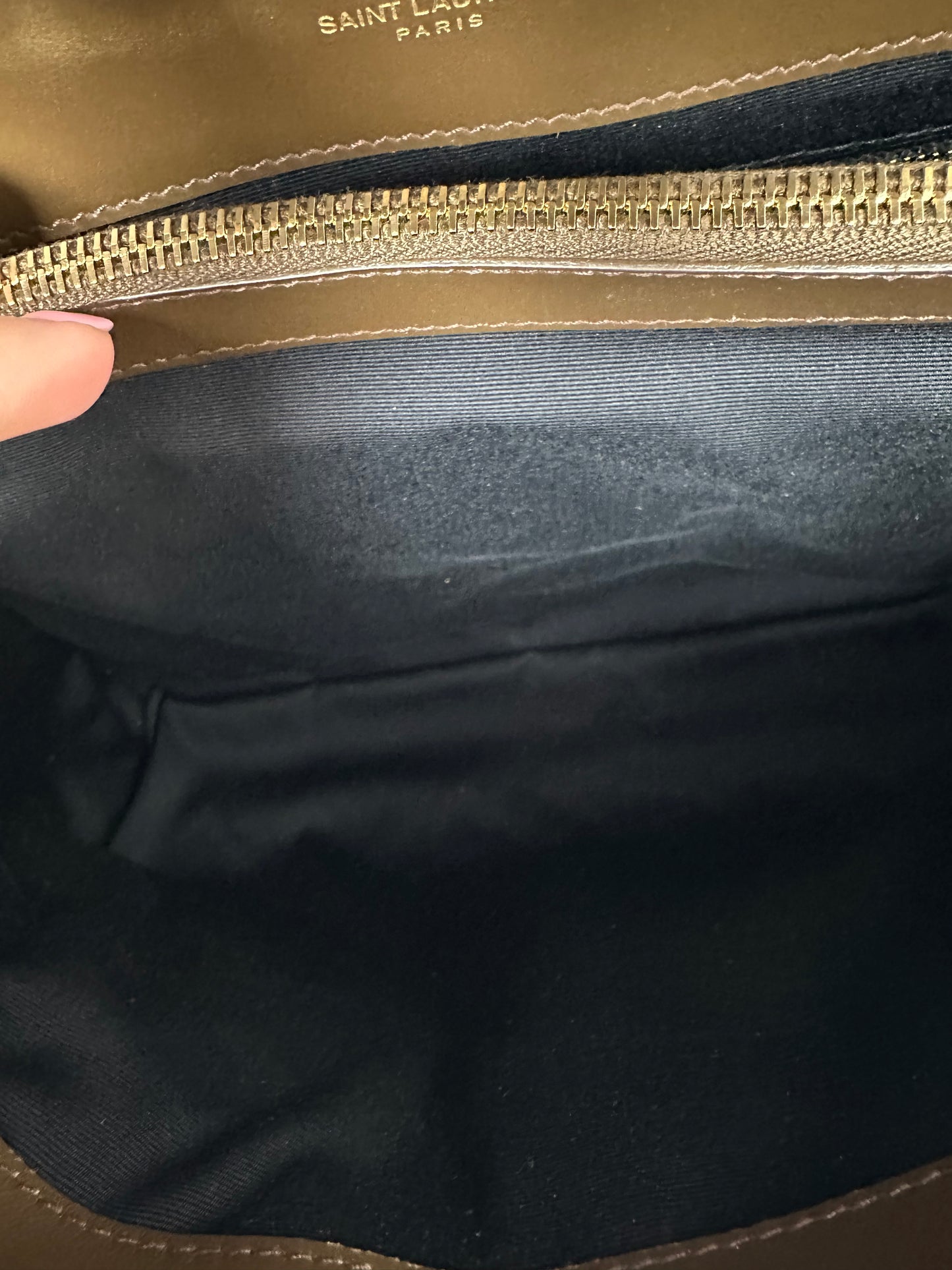 Saint Laurent Loulou Brown Matelasse Bag