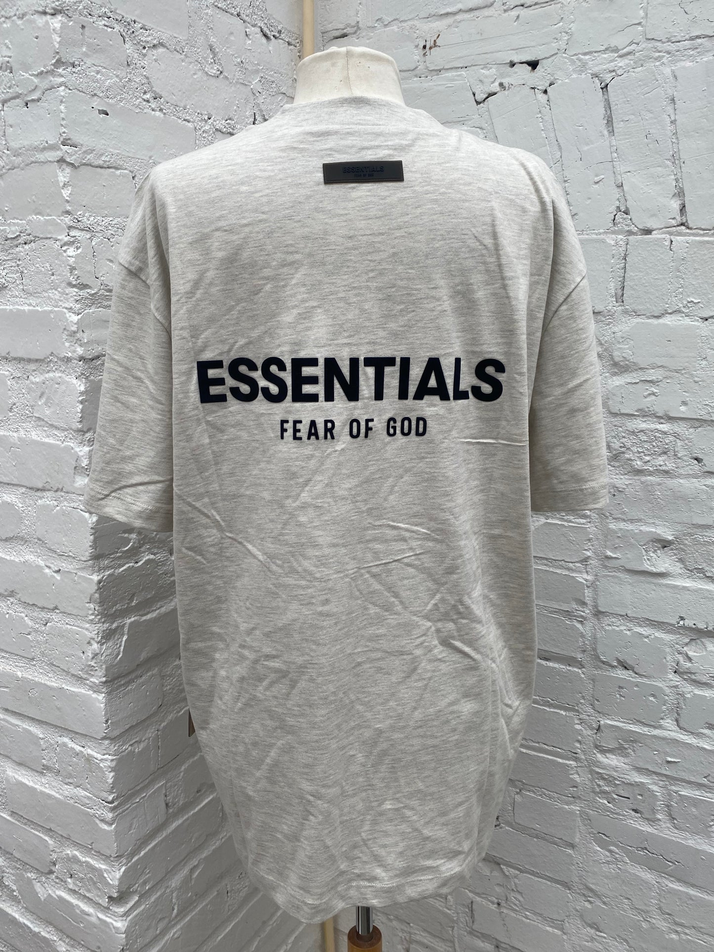 Essentials Light Oatmeal T-Shirt, M
