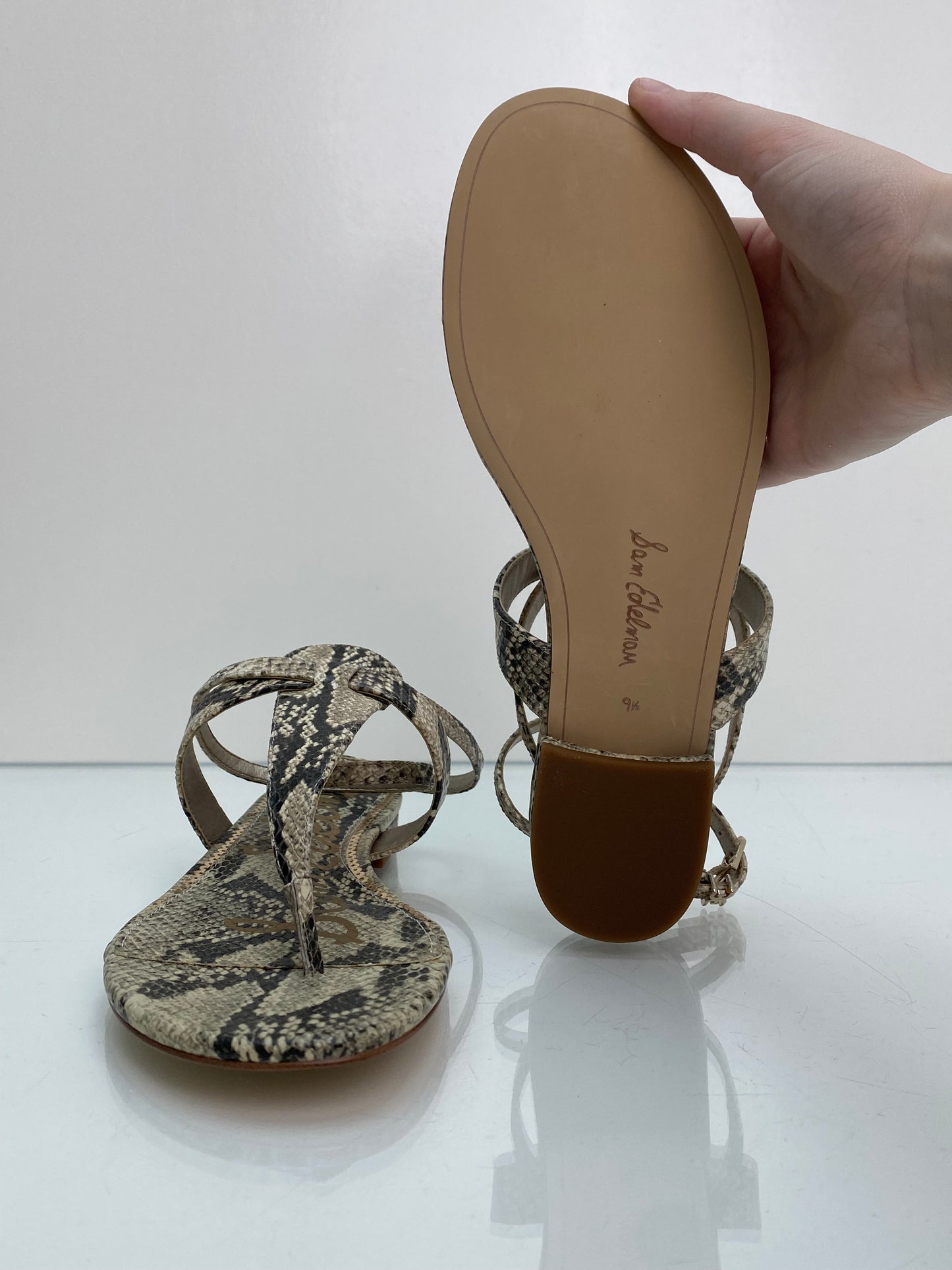 Sam Edelman Snakeprint Sandals, 9.5