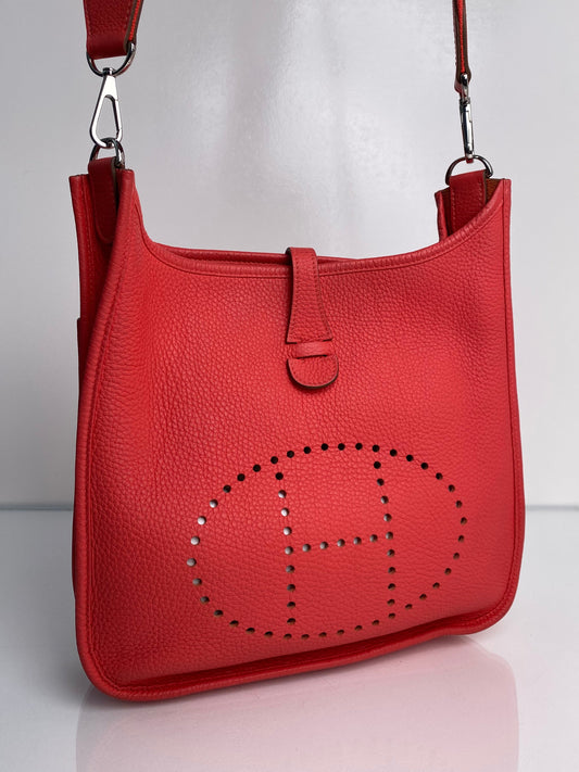 Hermes Evelyne PM Rose Jaipur Clemence PHW #P