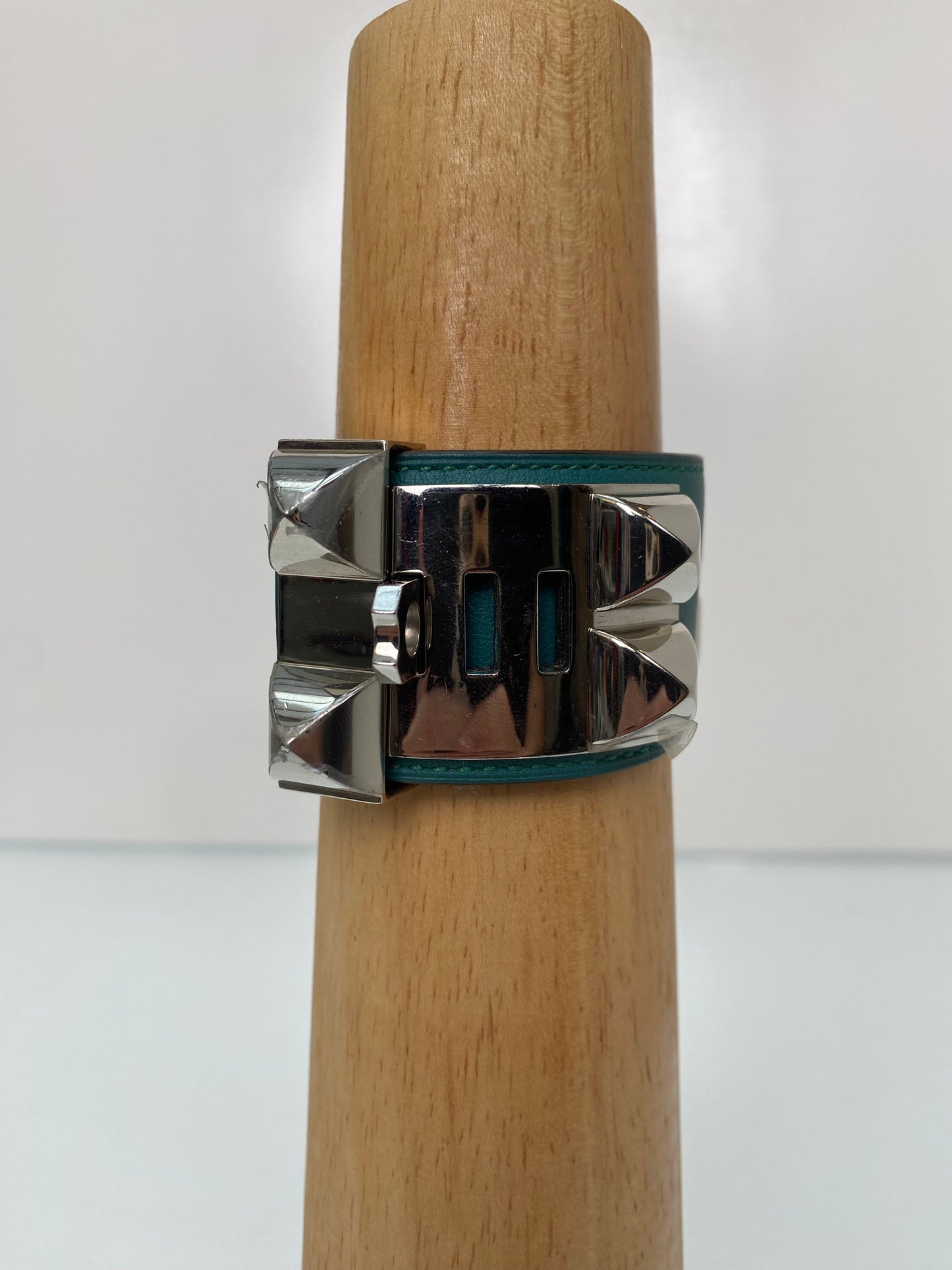 Hermes Malachite Collier De Chien PHW