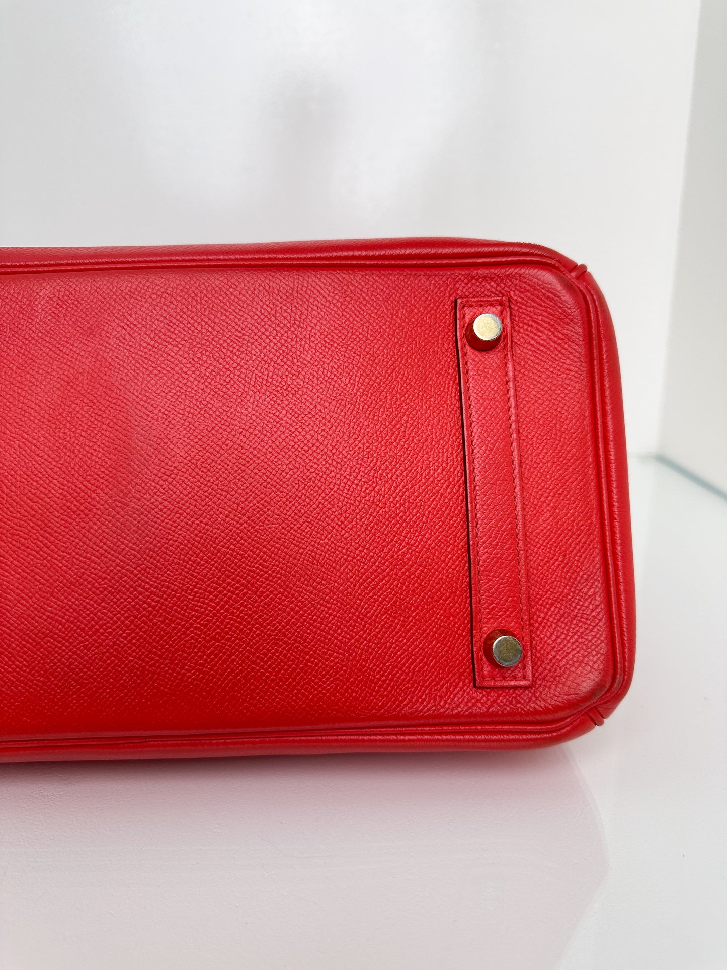 Hermes Birkin 30 Rouge De Coeur GHW #X