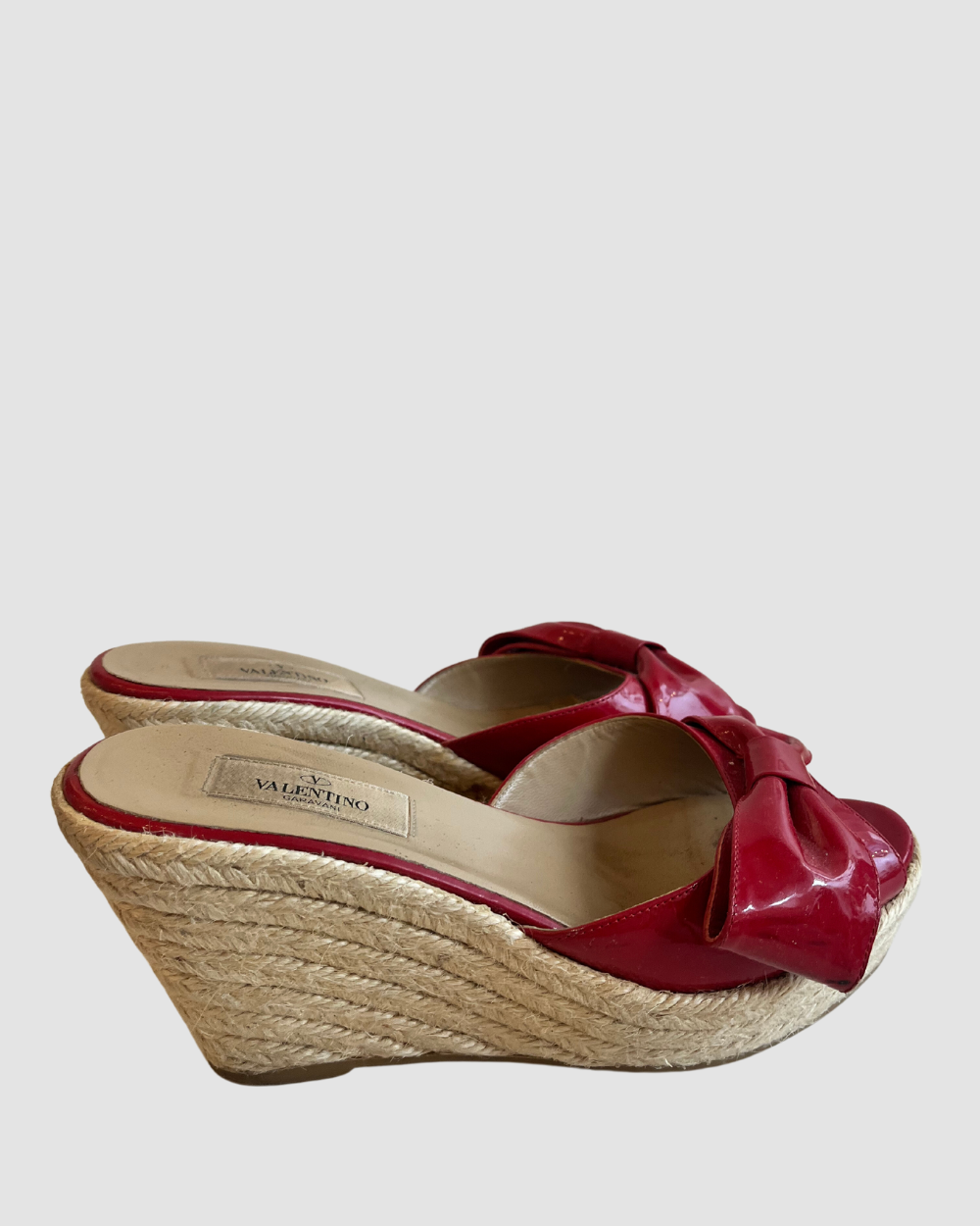 Valentino Red Bow Wedges