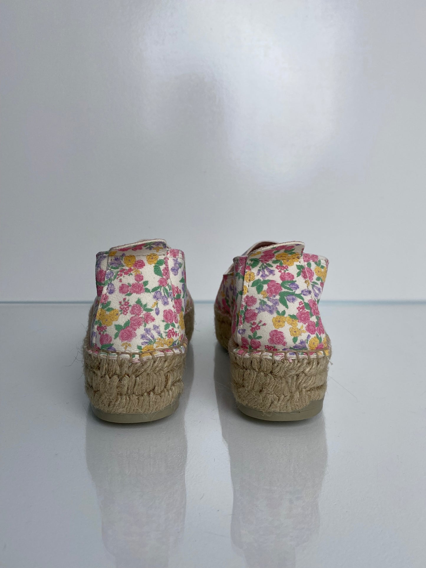 LoveShackFancy Floral Print Espadrilles, 40