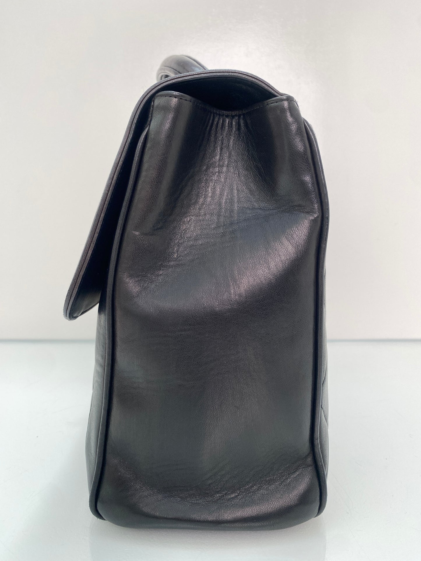 Chanel Kelly Vintage Black Lambskin GHW #07