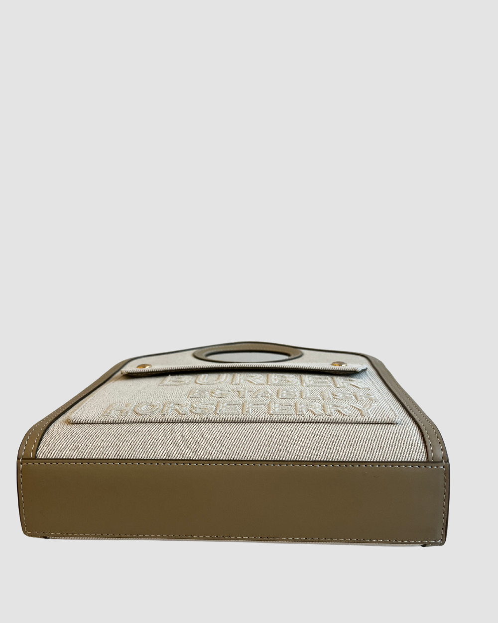Burberry Canvas Cream Crossbody Bag
