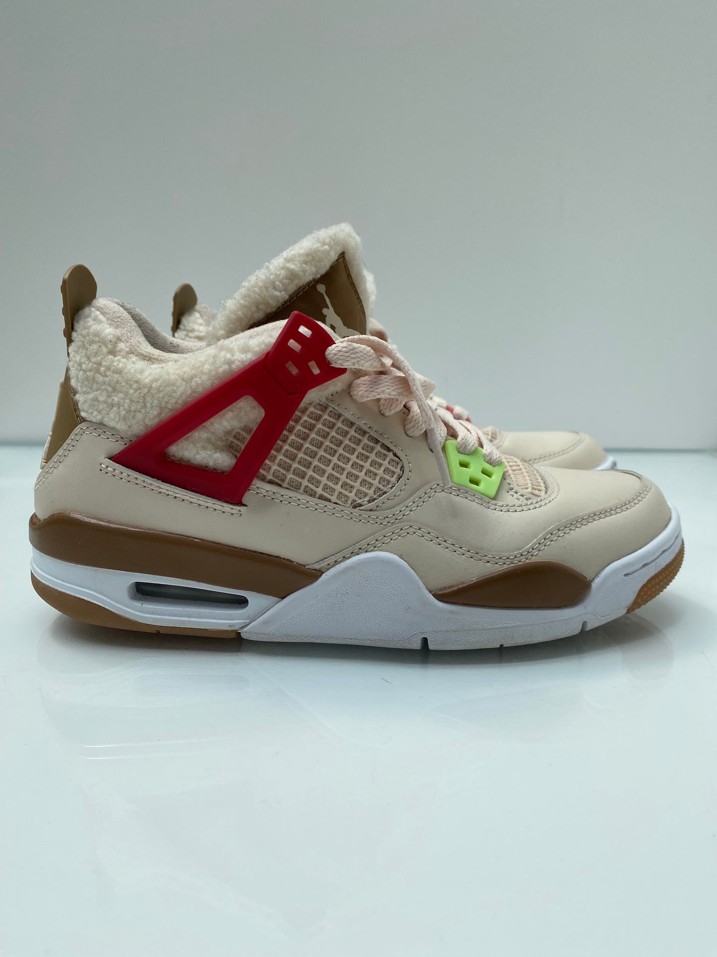 Air Jordan Shearling & Multicolor Sneakers