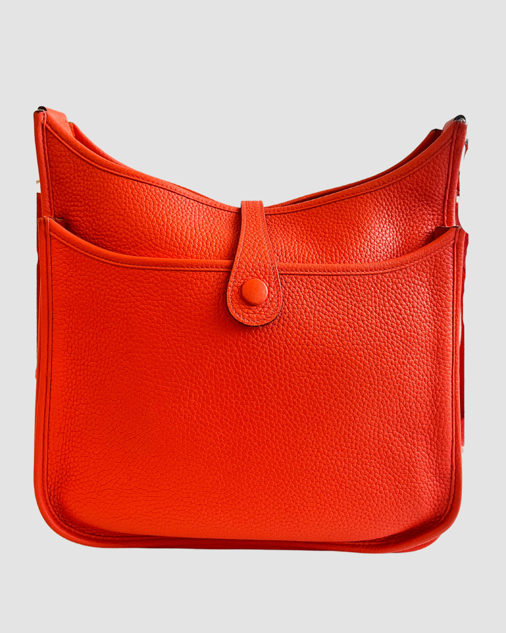 Hermes Evelyne Orange PM Clemence PHW