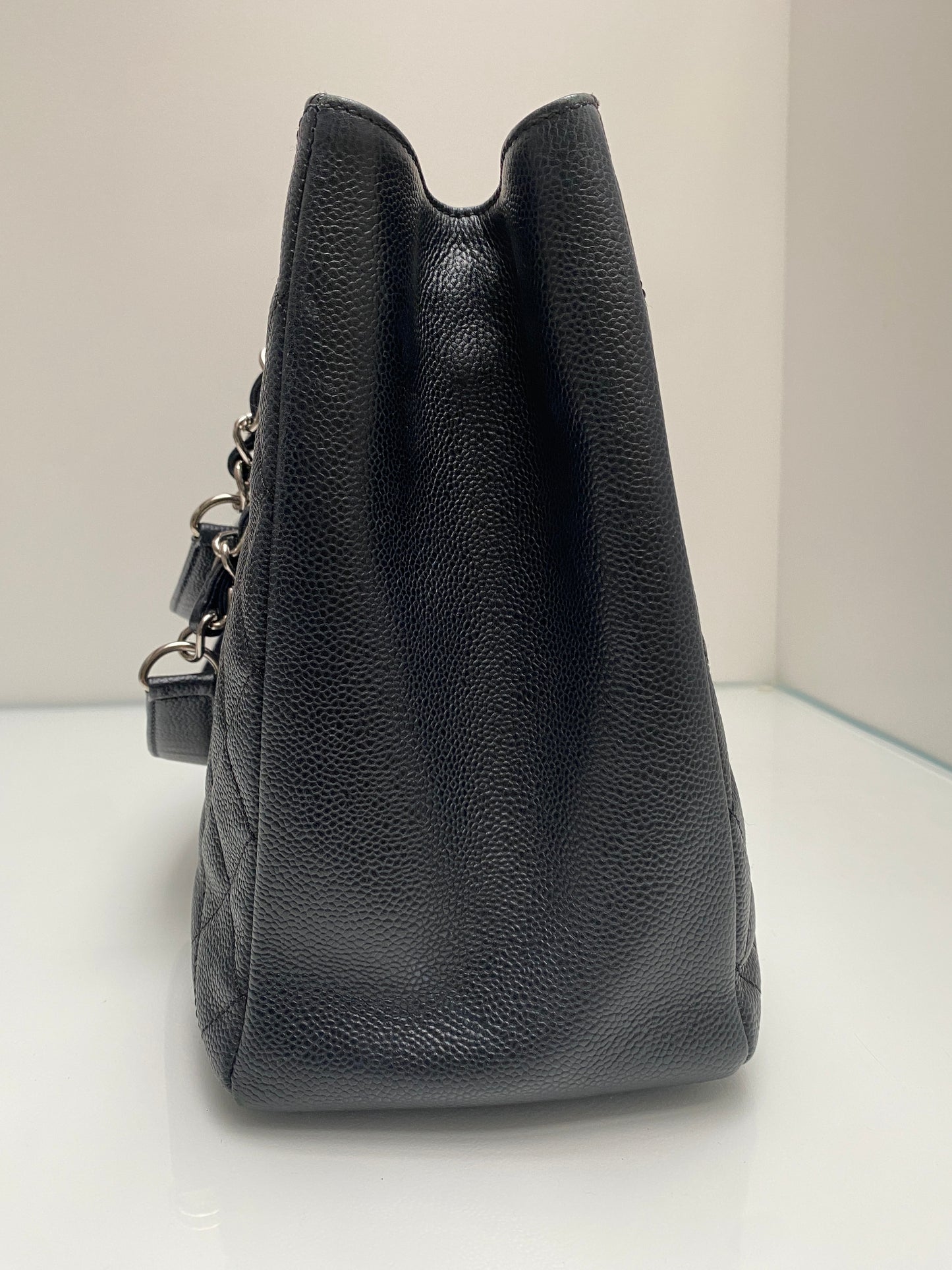 Chanel GST XL Black Caviar SHW #16