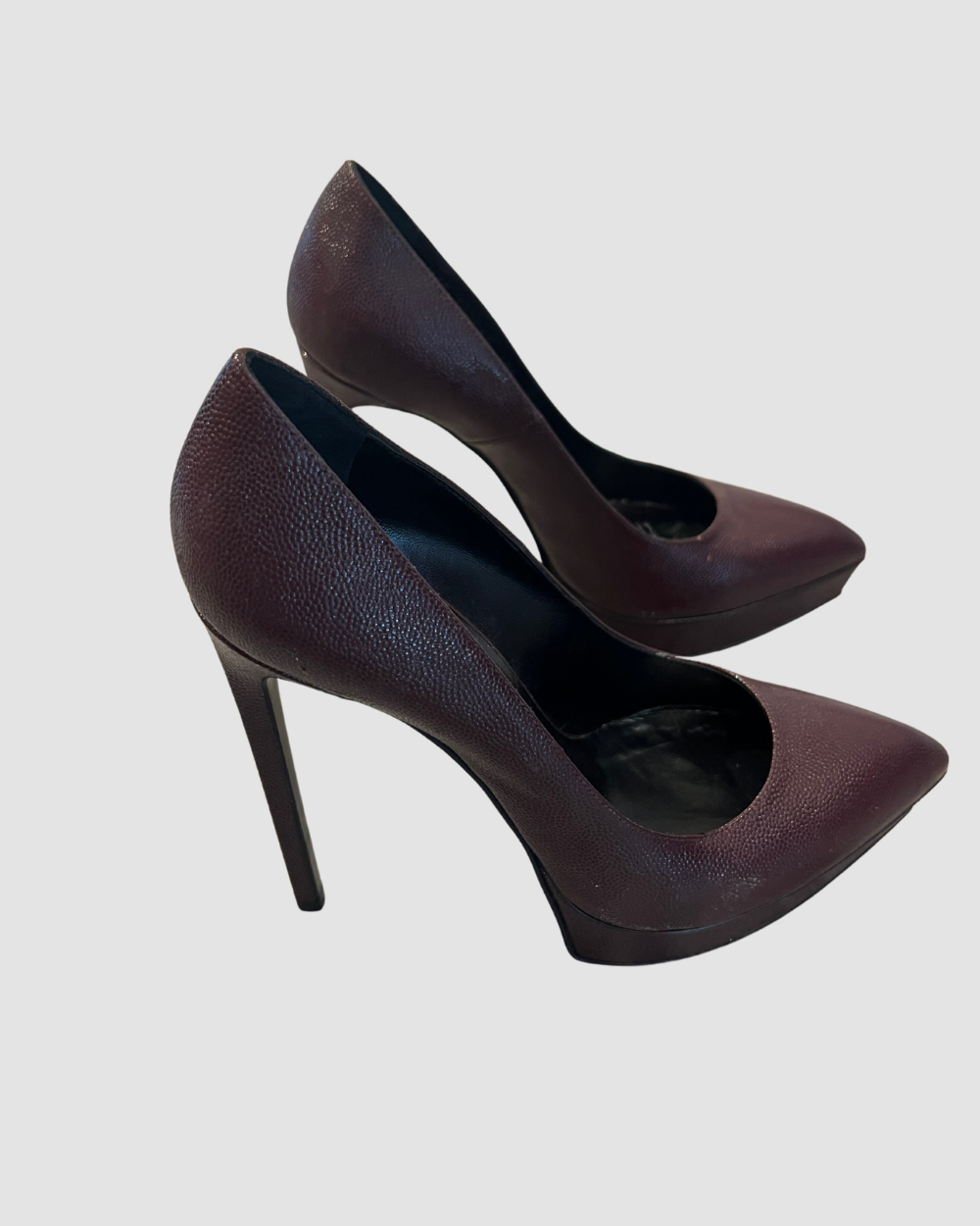 Saint Laurent Burgundy Pumps, 38.5