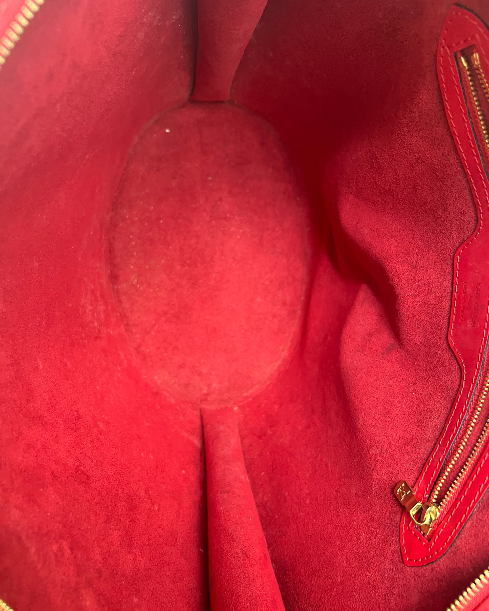 Louis Vuitton Red Epi St. Jacques Tote
