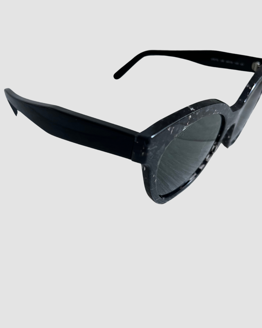 Salvatore Ferragamo Cat Eye Black Sunglasses