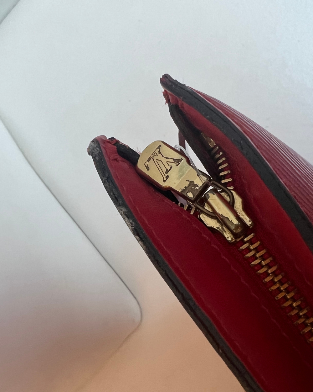 Louis Vuitton Red Epi St. Jacques Tote