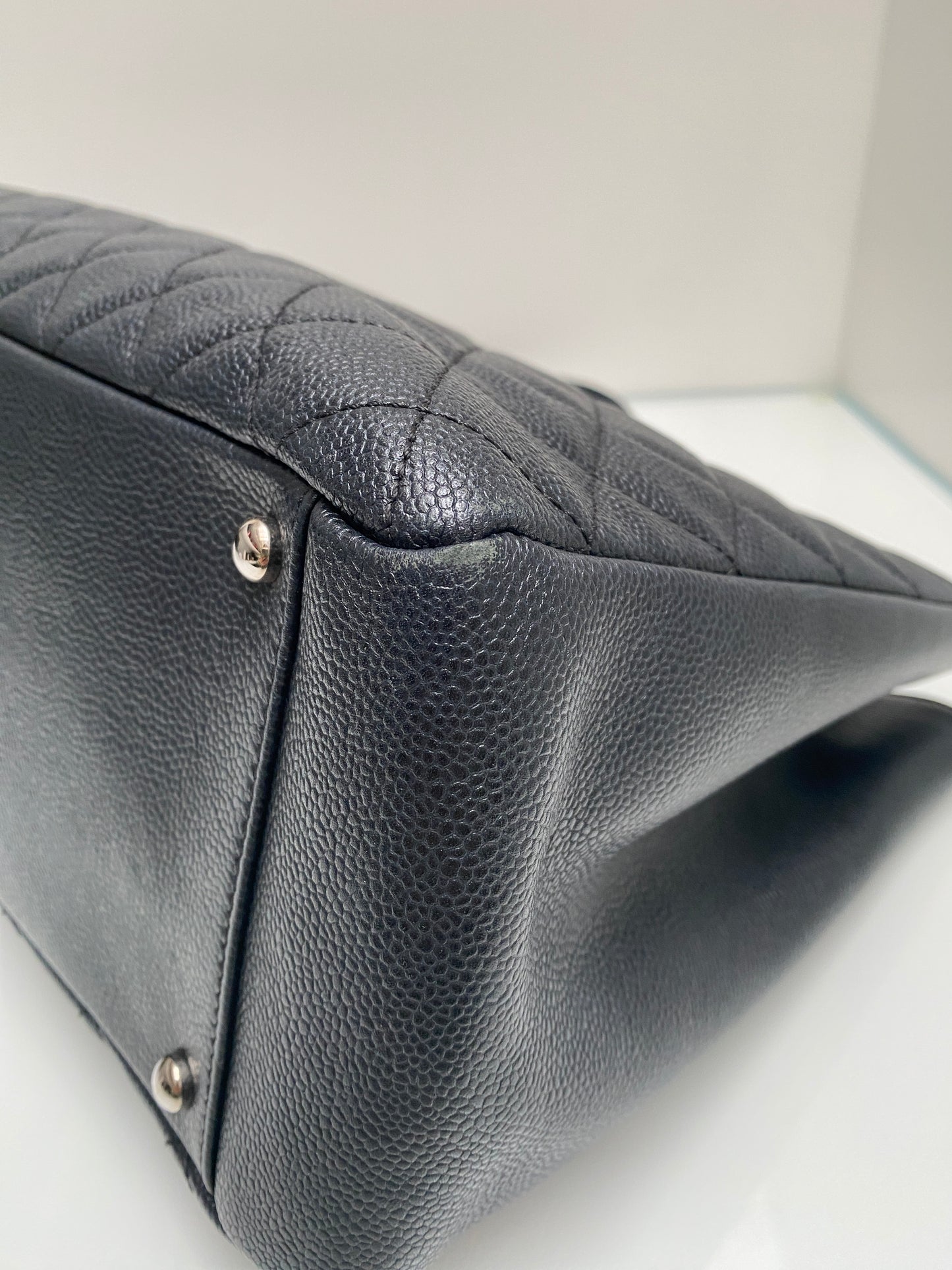 Chanel GST XL Black Caviar SHW #16