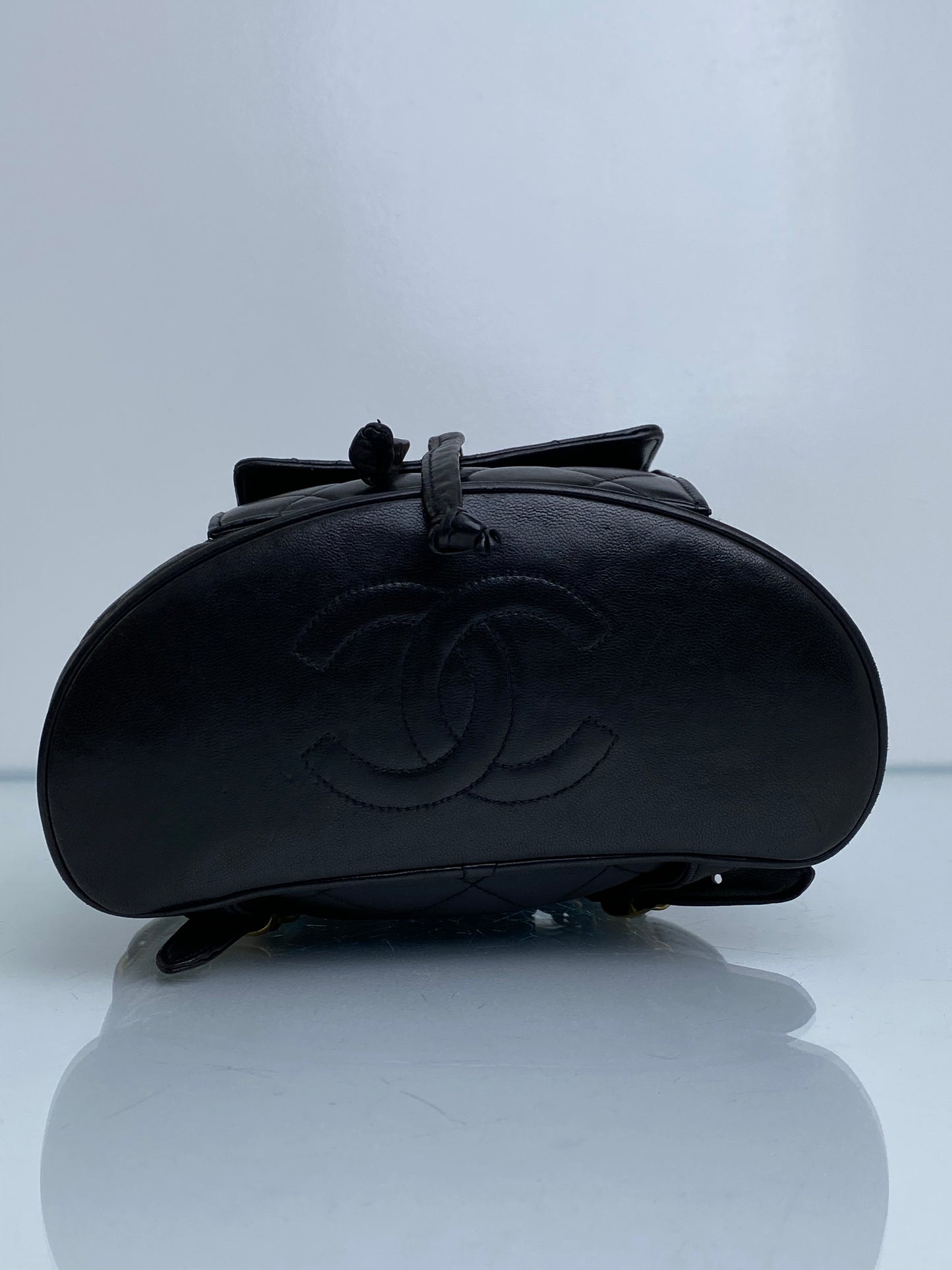 Chanel Vintage Black Duma Lambskin Backpack #29