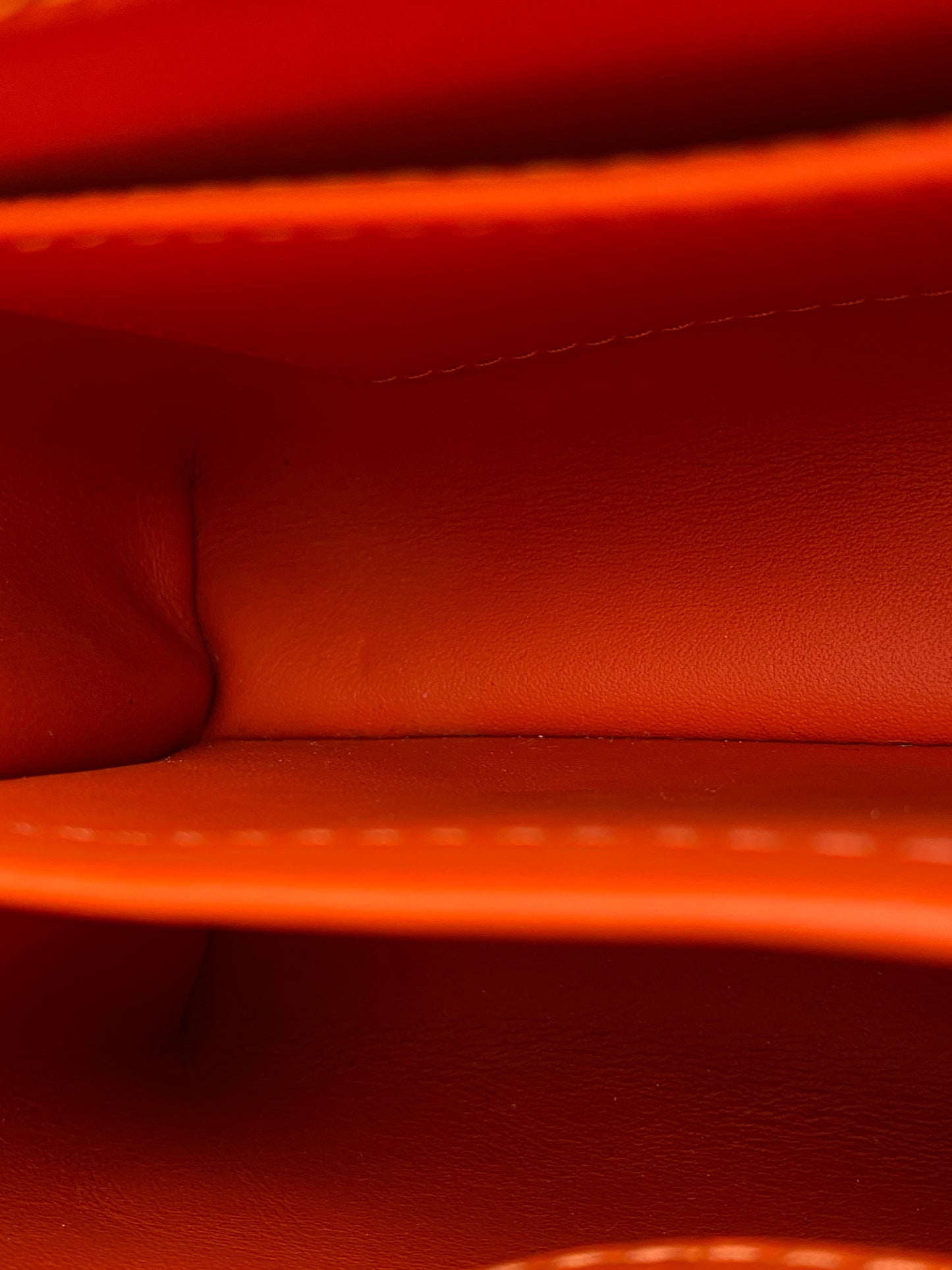 Louis Vuitton Orange Python Capucine Bag GHW