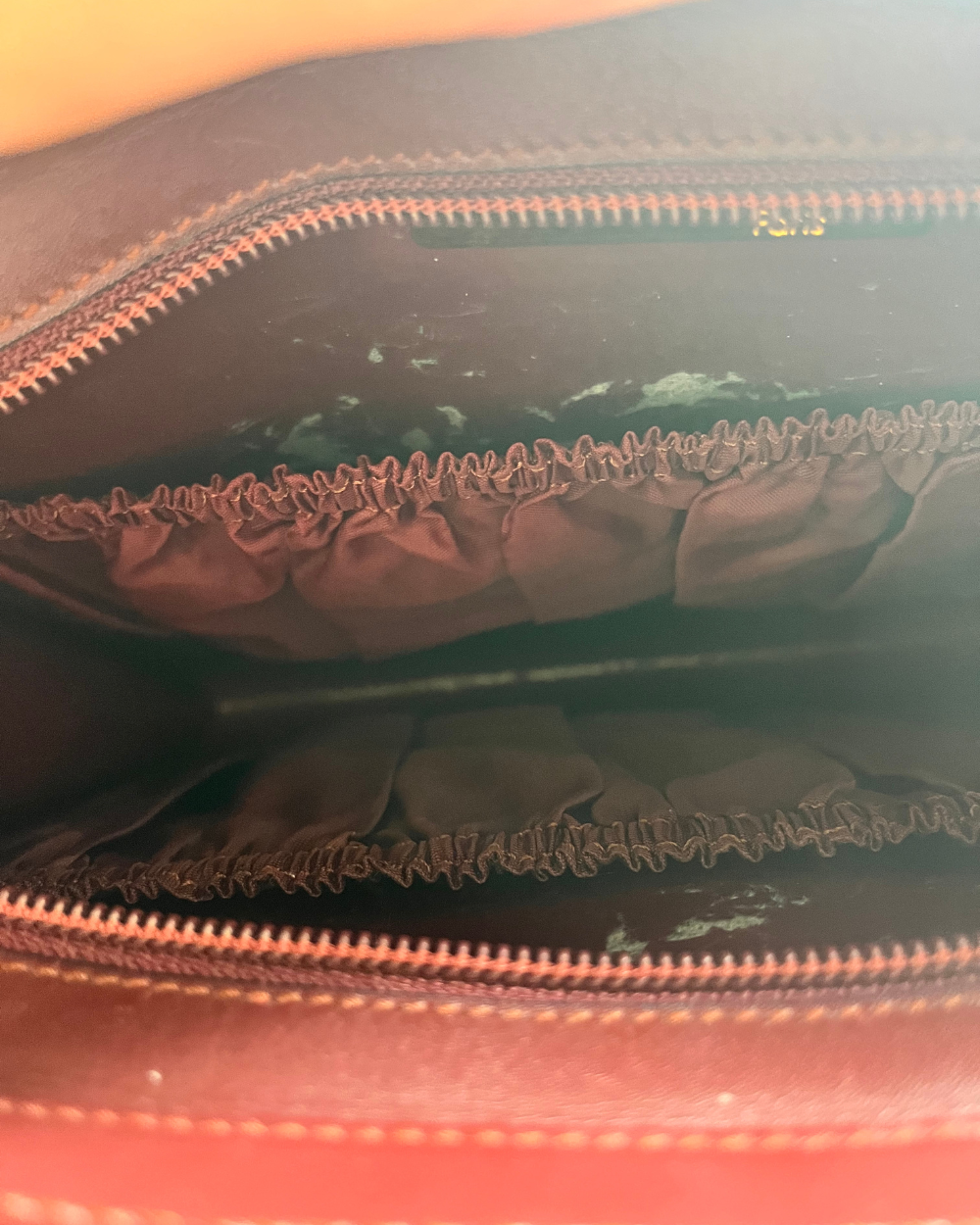 Cartier Vintage Burgundy Leather Clutch