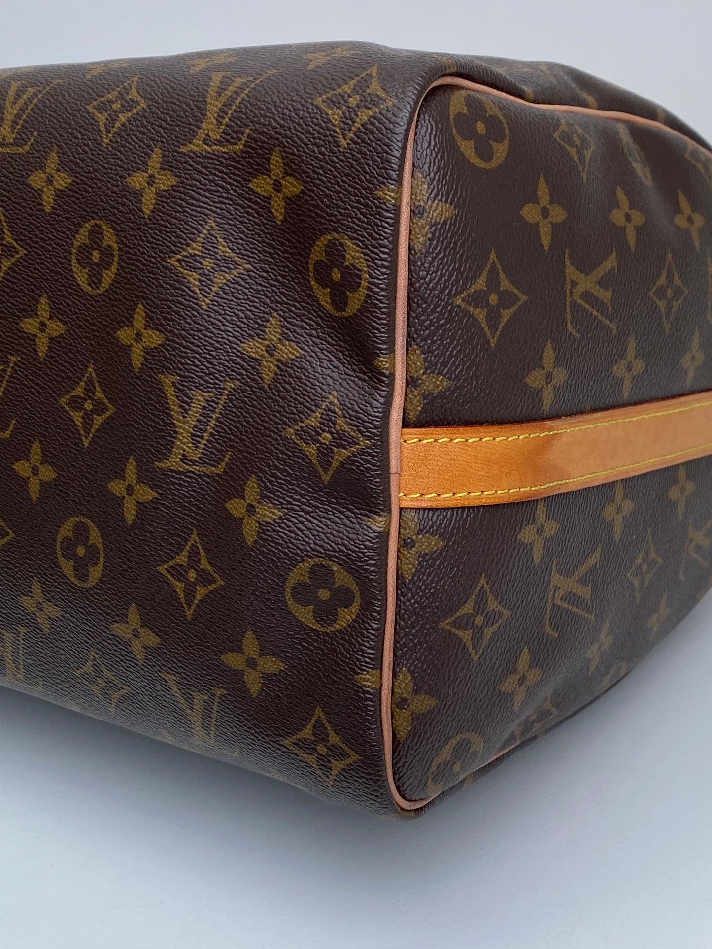 Louis Vuitton Monogram Speedy 35 Bandouliere Bag GHW