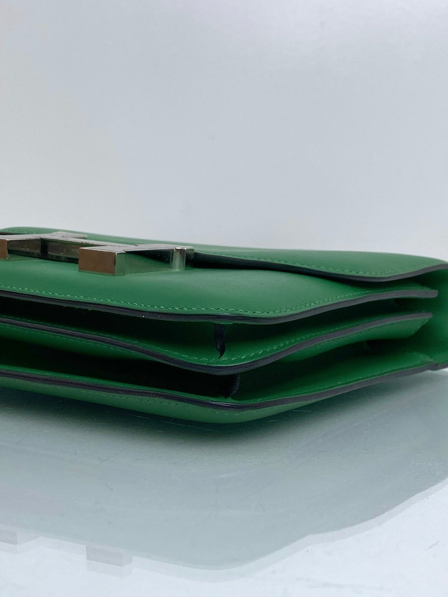Hermes Constance 18 Green Calf PHW