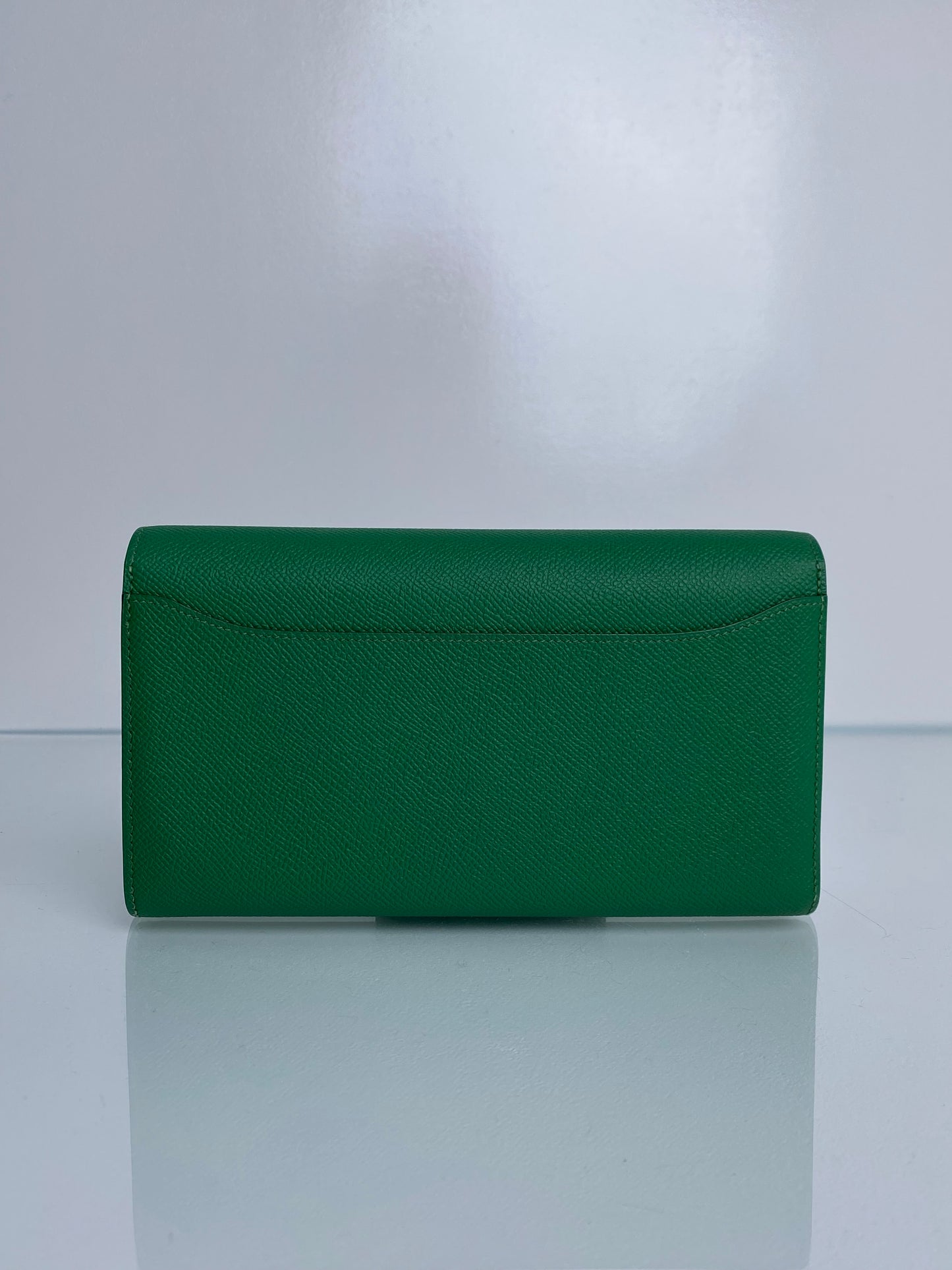 Hermes Green Epsom Constance Wallet GHW