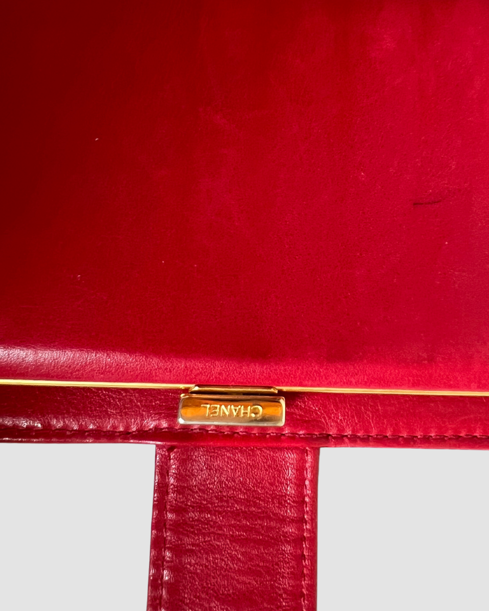 Chanel Red Timeless French Wallet