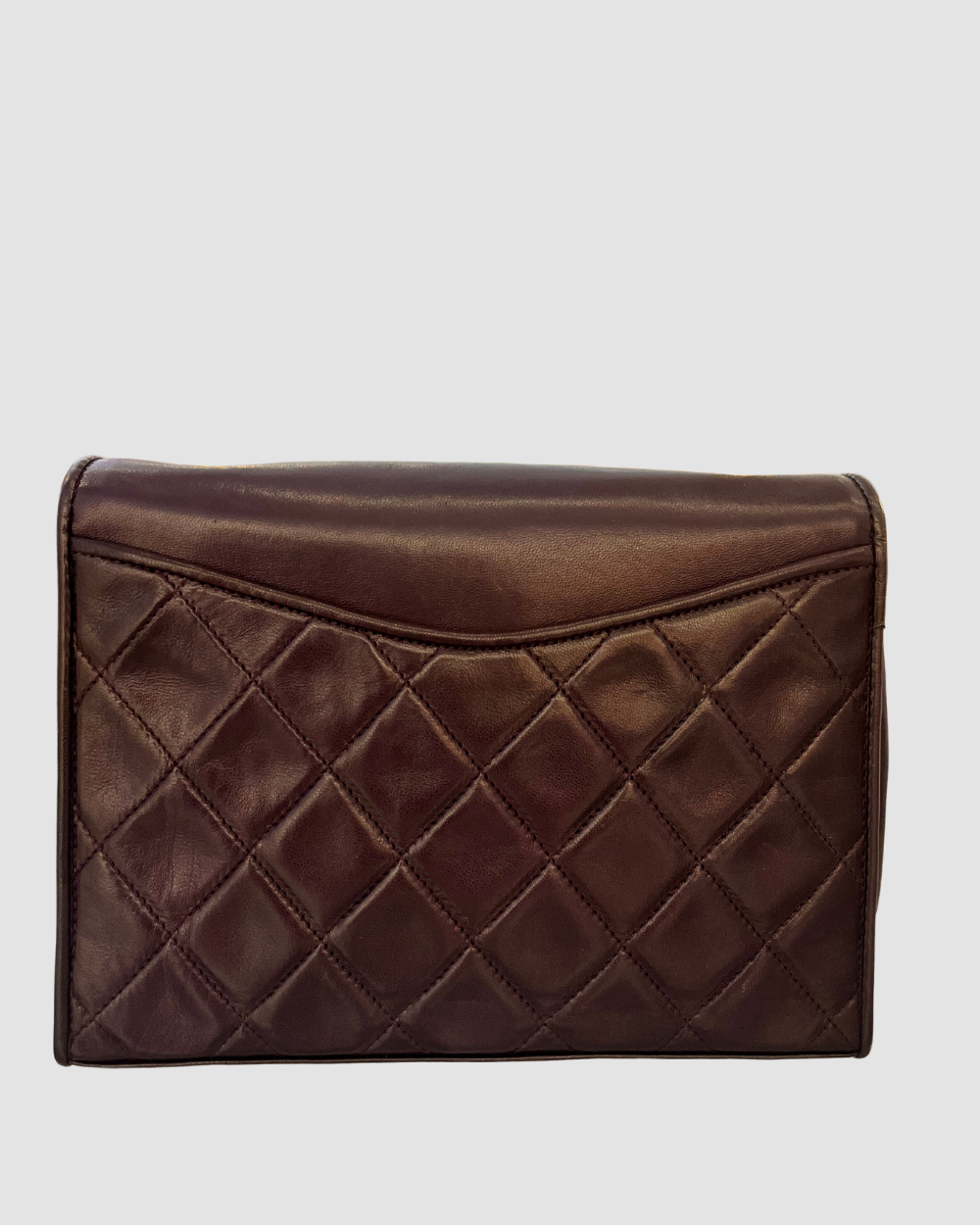 Chanel Purple Lambskin Quilted Mini Bag GHW
