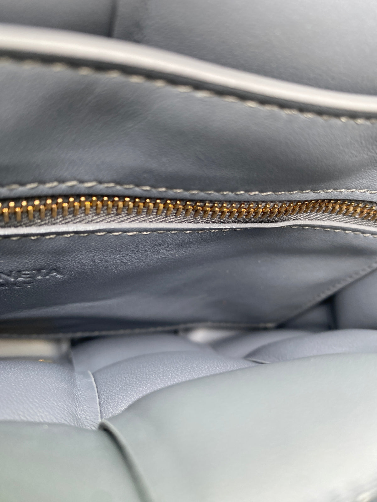 Bottega Veneta Thunder Grey Padded Cassette Bag GHW