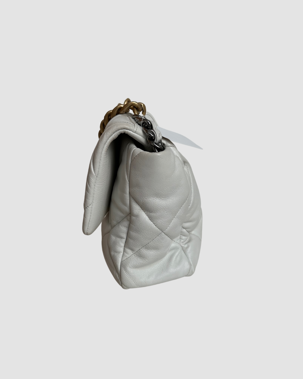 Chanel 2019 White Large Flap Bag