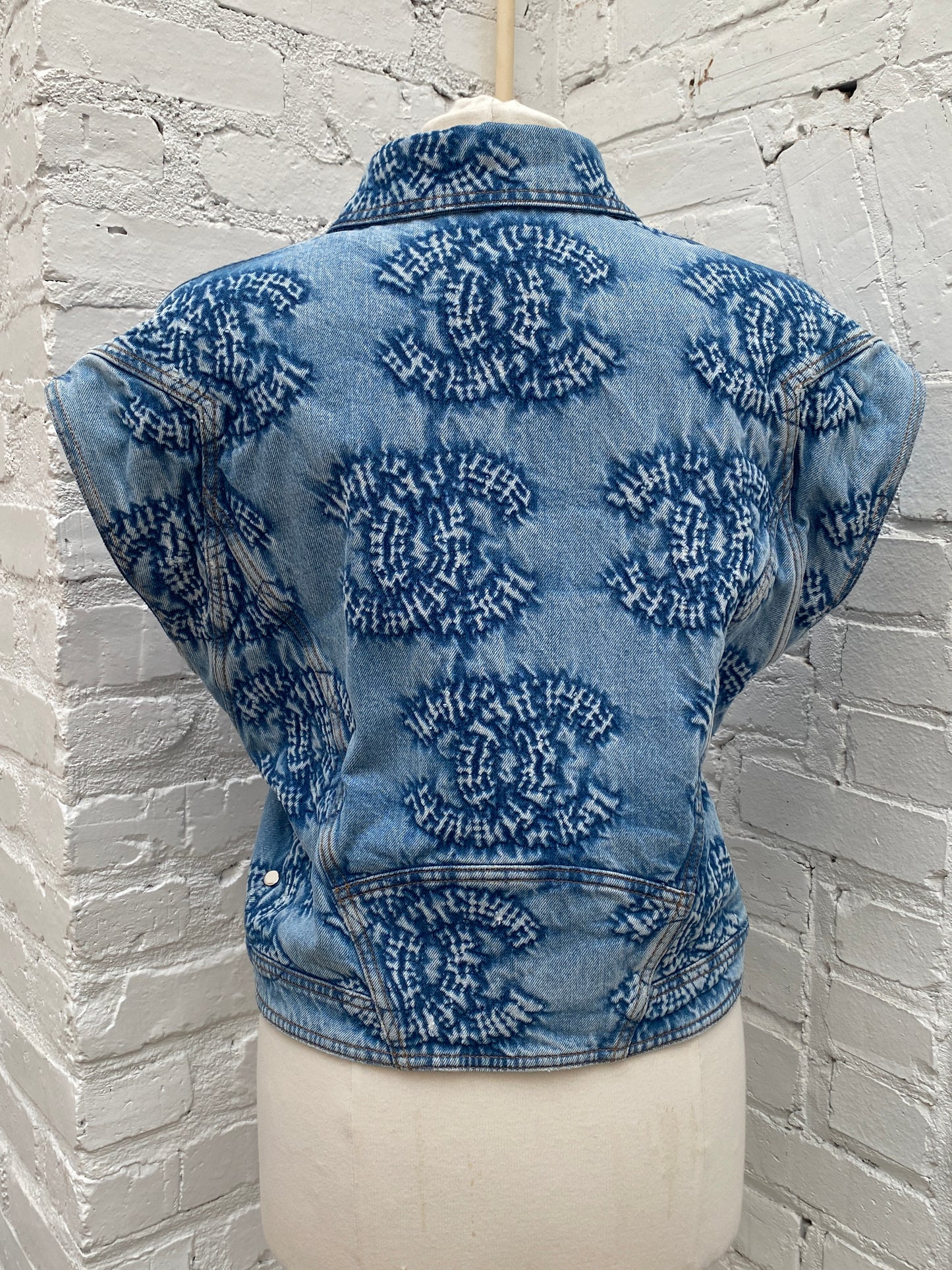 Chanel 24C Light Wash CC Vest, 36